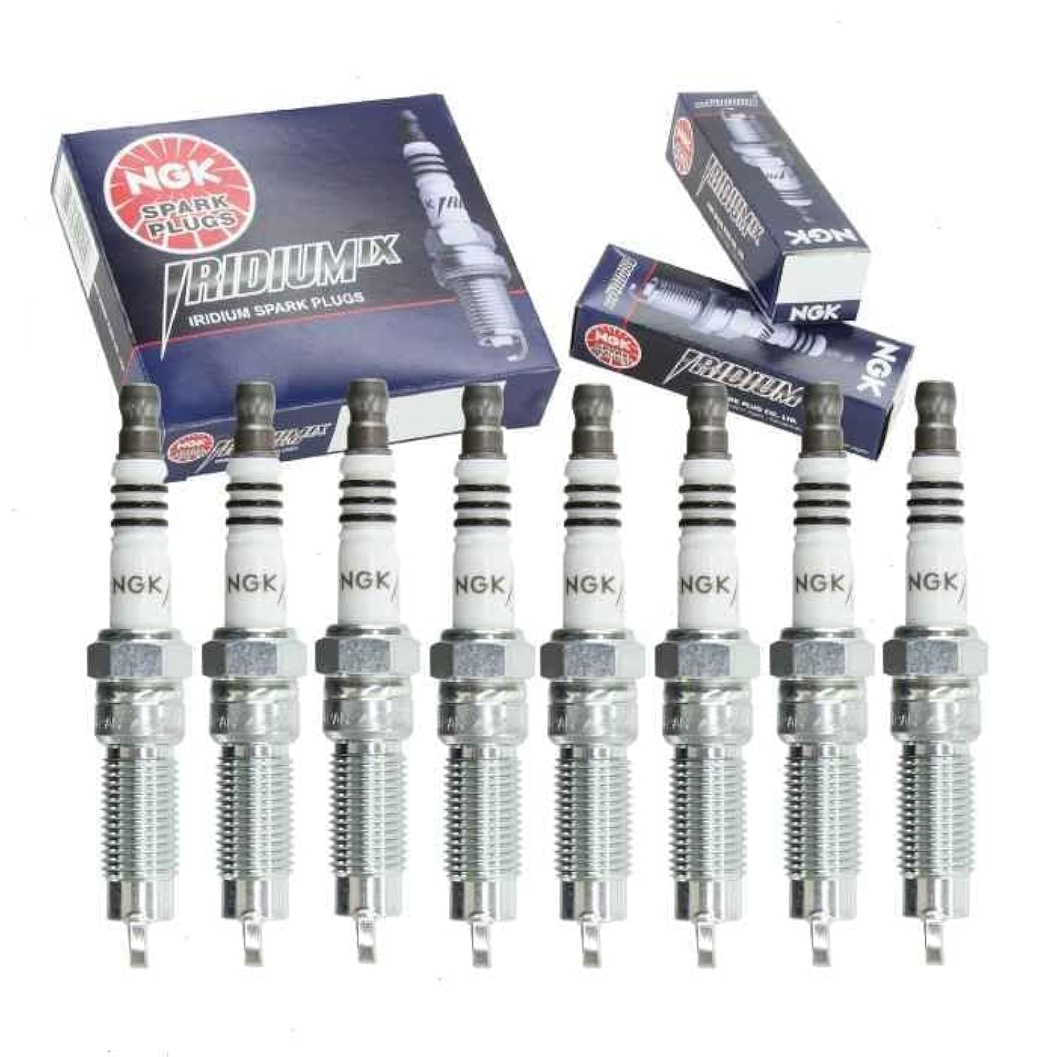 8 pc NGK Iridium IX Spark Plugs compatible with Ford Expedition 5.4L V8 2008-2014