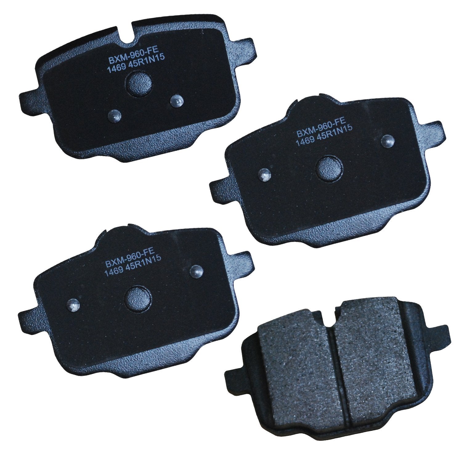 Bendix Premium Sbm1469 Semi-Metallic Rear Brake Pads For Select Models Bmw 535I, 540I, 540I Xdrive, 550I, 550I 640I, 640I Gran C