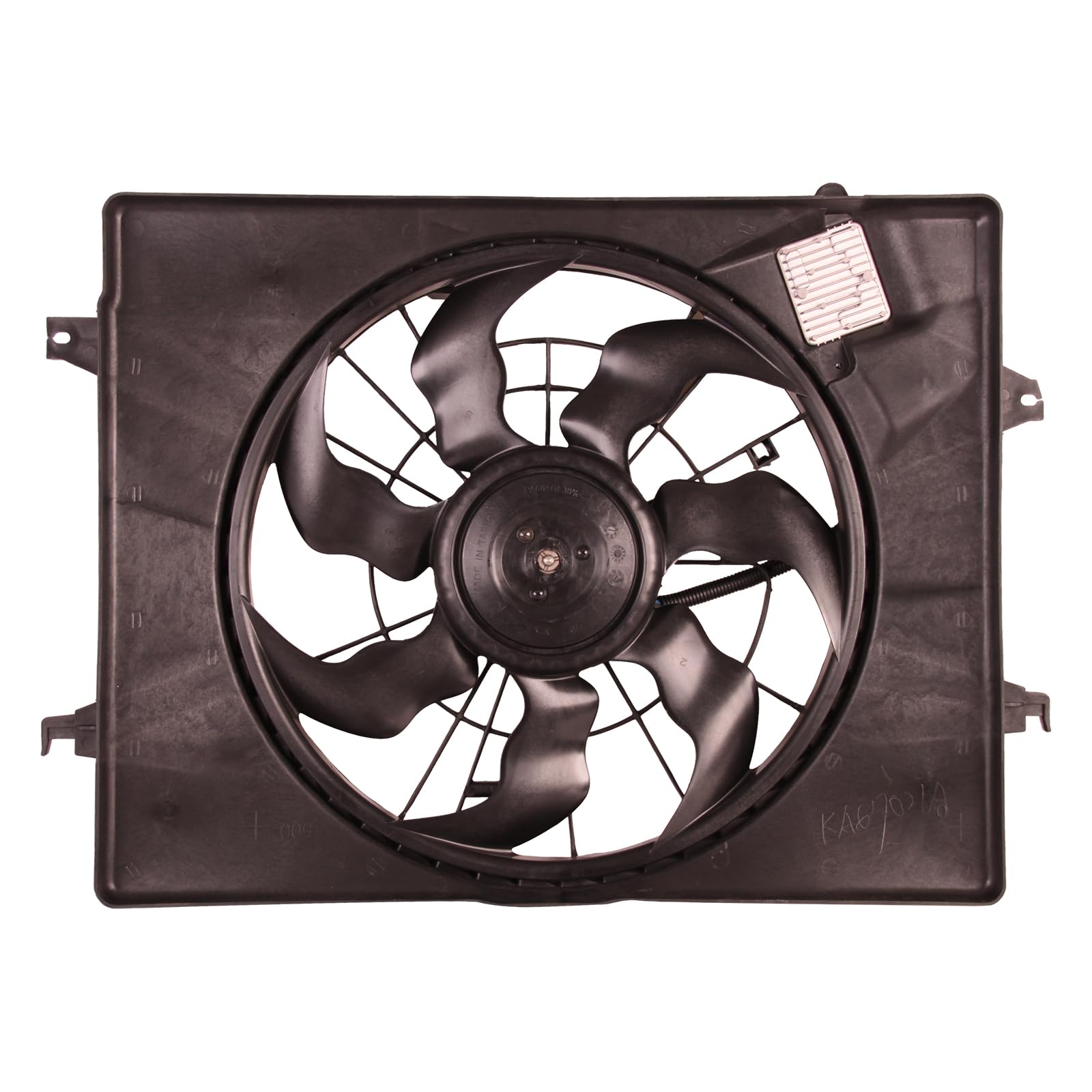 TYG Upgraded Cooling Fan Assembly for 2014-2016 Kia Optima Hybrid 2.4L / 2013-2015 Hyundai Sonata Hybrid 2.4L/ 2011-2013 Sonata 