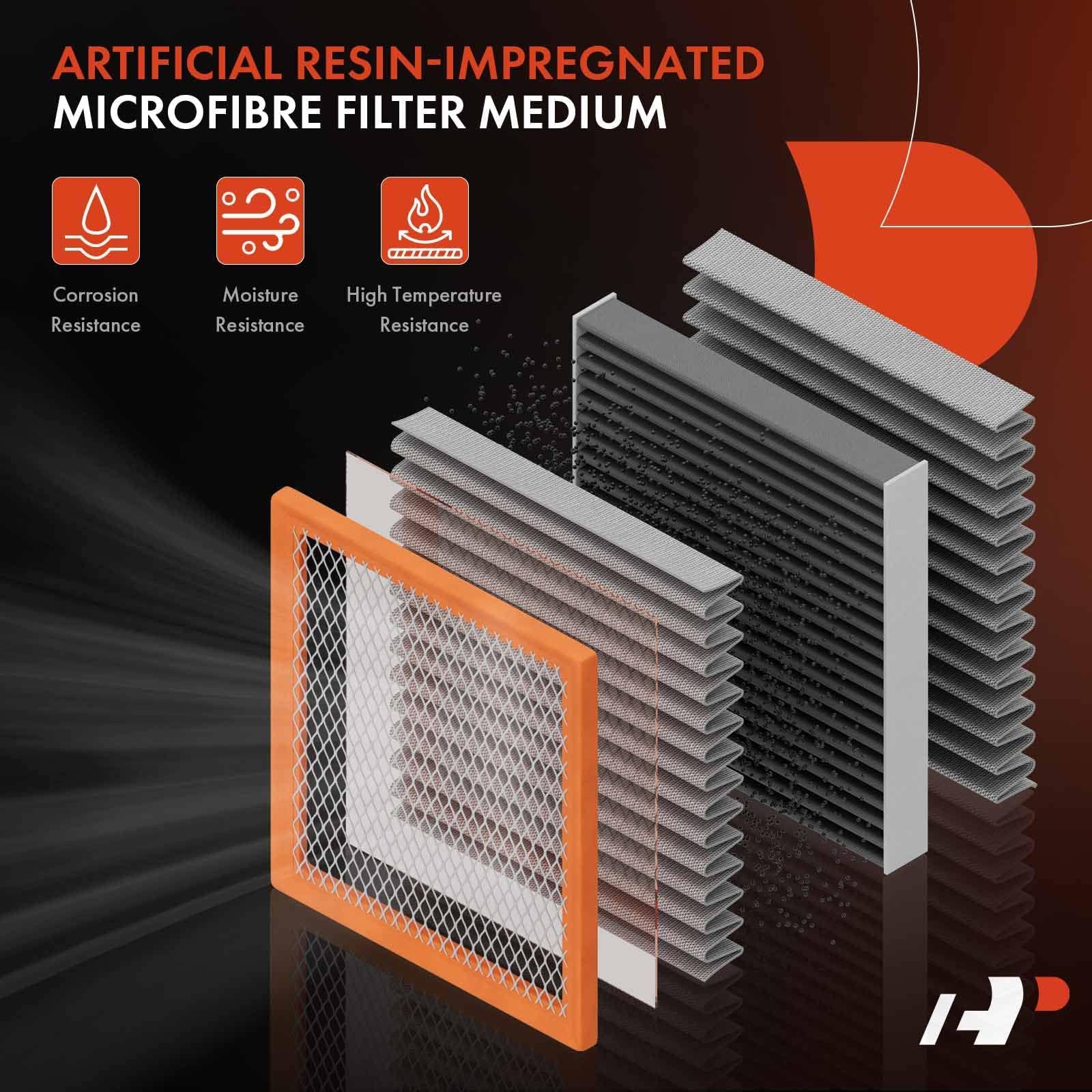 A-Premium Engine Air Filter Compatible With Cadillac Escalade Esv & Chevrolet Silverado 1500, Suburban, Tahoe & Gmc Sierra 1500,