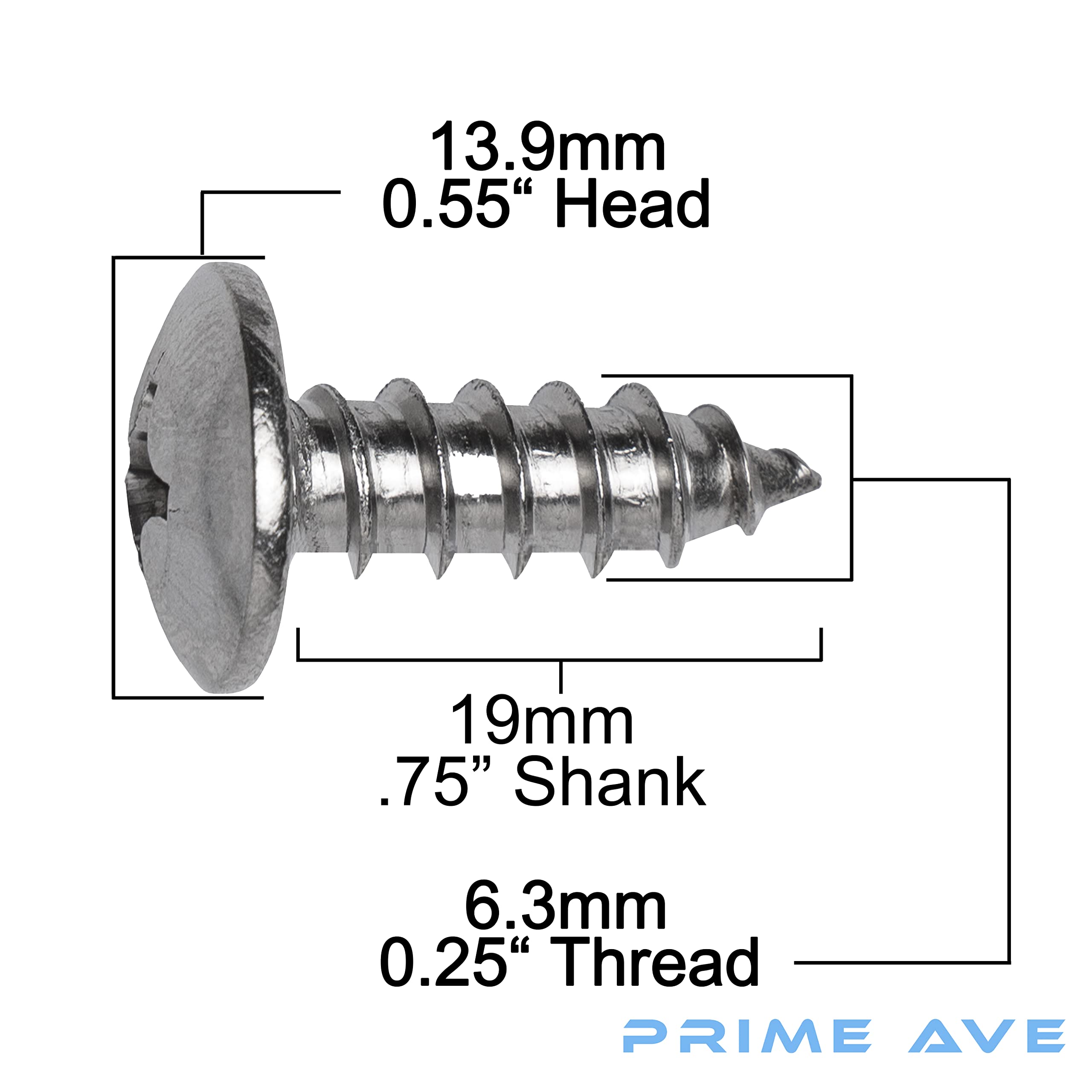 Prime Ave Stainless Steel License Plate Screws Compatible With Audi A3 A4 A5 A6 A7 A8 S3 S4 S5 S6 S7 S8 Rs3 Rs4 Rs5 Rs6 Rs7 Q3 Q4 Q5 Q7 Q8 Sq5 Sq7 Sq8 Rs Q8 Tt Tts Tt Rs R8 E-Tron (Extended Length)