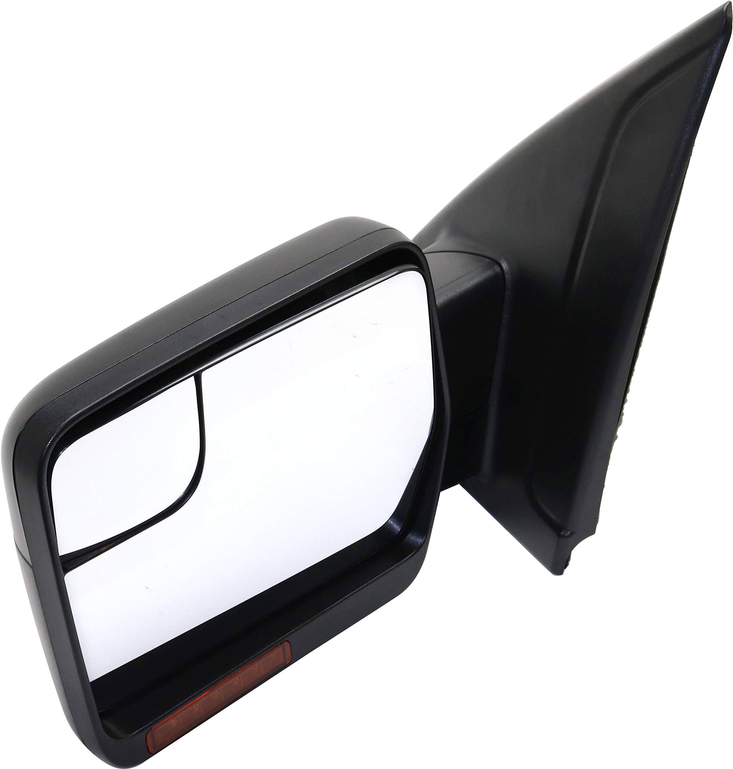 Garage-Pro Driver Side Power Heated Mirror for Ford F-150 (2011-2014) - Textured Black with Signal Light & Spotter Glass
