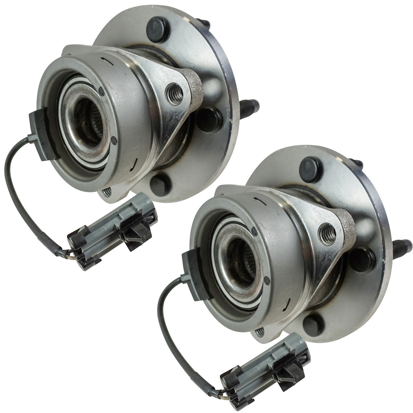 Trq Front Wheel Hub Bearings Assembly Set Compatible With 2005-2010 Chevrolet Cobalt 2006-2011 Hhr 2007-2009 Pontiac G5 2003-200