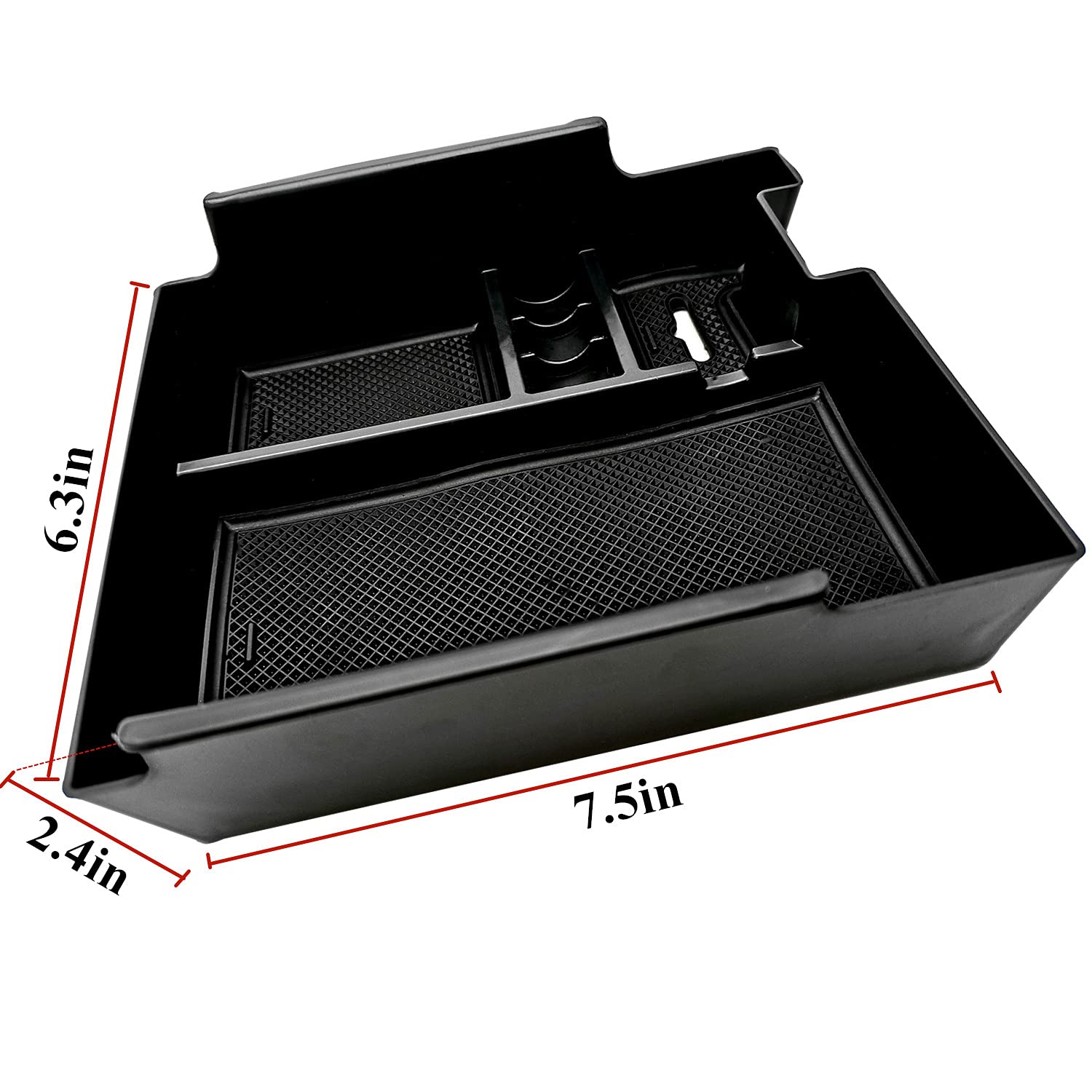EVTIME Center Console Organizer Interior Storage Box fit for Ford Explorer 2019 2018 2017 2016 2015 2014 2013 2012 Accessories A