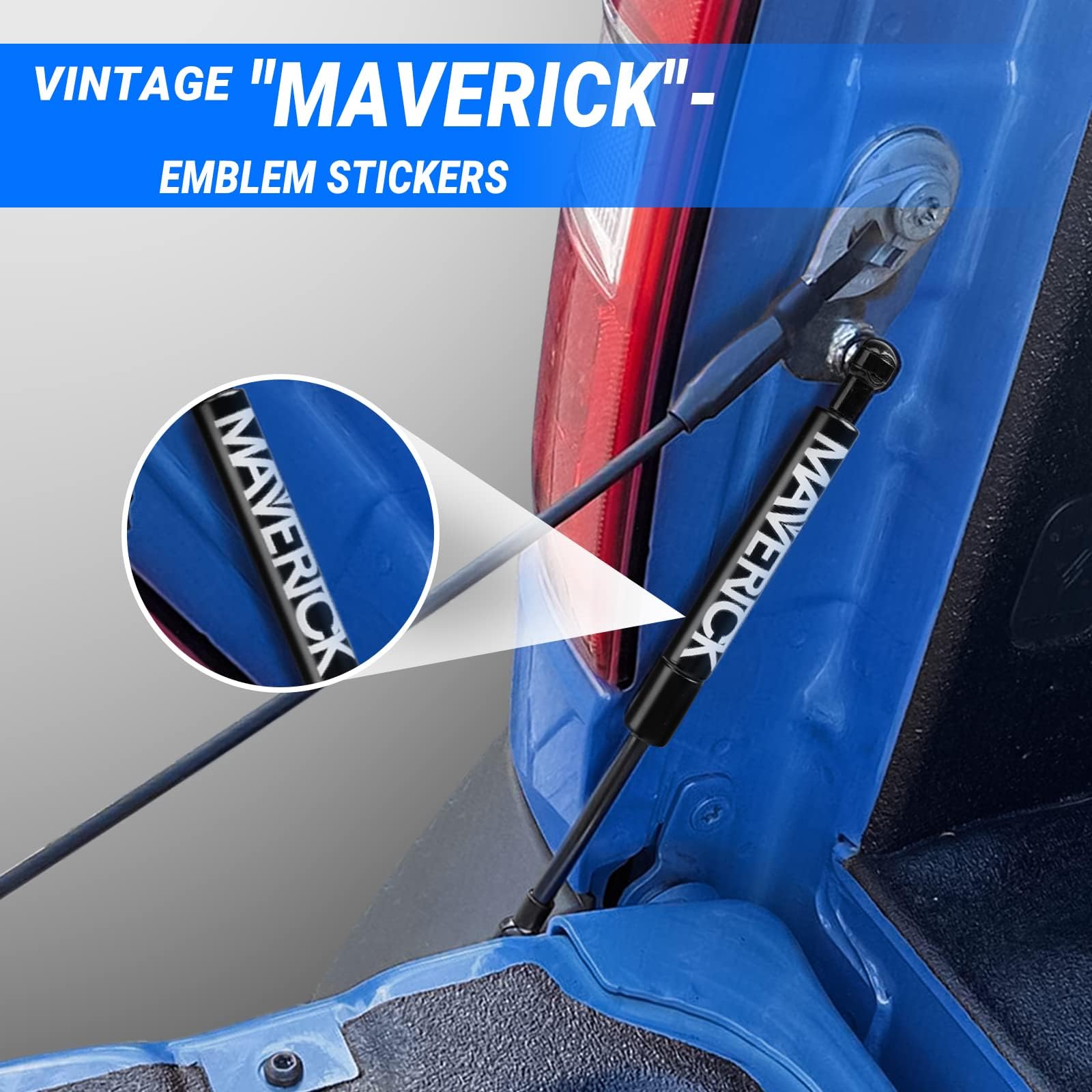 Klutchtech 2022 2023 2024 Tailgate Assist Shock Maverick Truck Lift Assist Tailgate Shock Lift Assist Soft Open Compatible With
