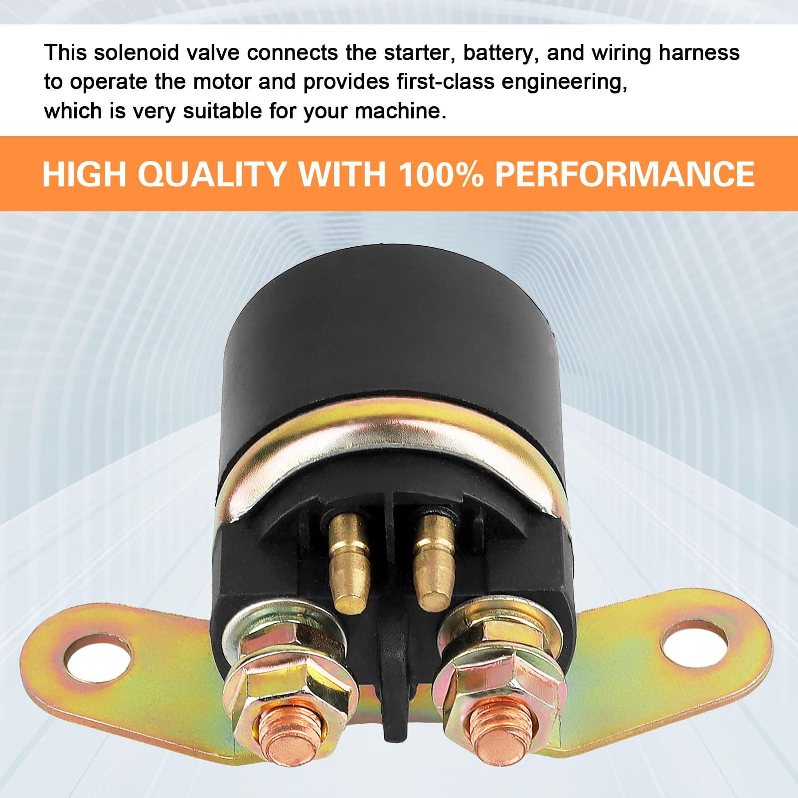 Yerbay Starter Solenoid Relay for Honda VTX 1800 (2002-2008) & Arctic Cat 300/250 (1998-2005) - Reliable, High-Performance Replacement