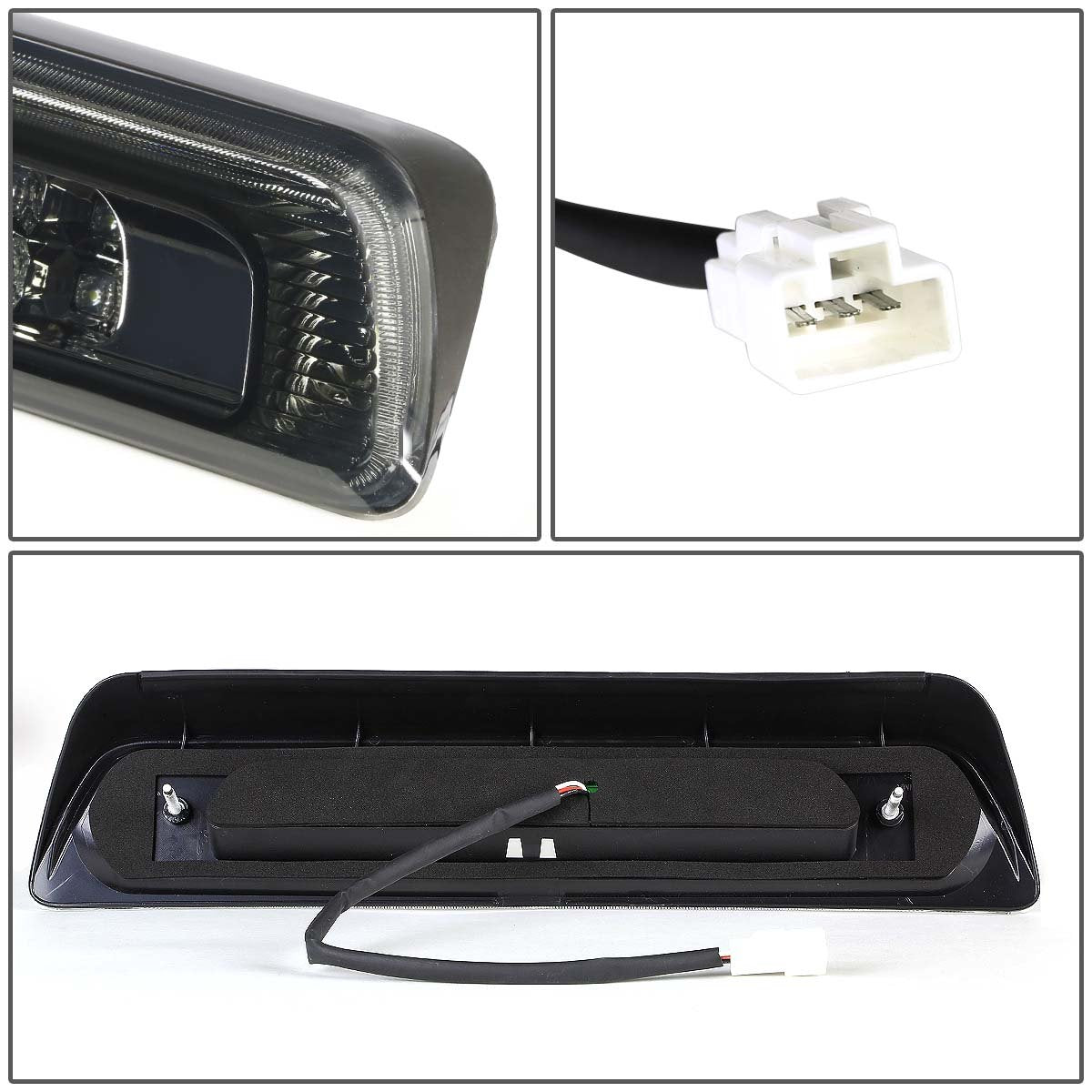Dna Motoring 3Bl-Ttu07-Led-Sm Smoked Lens Led Third Tail Brake Light [Compatible With 07-18 Tundra]