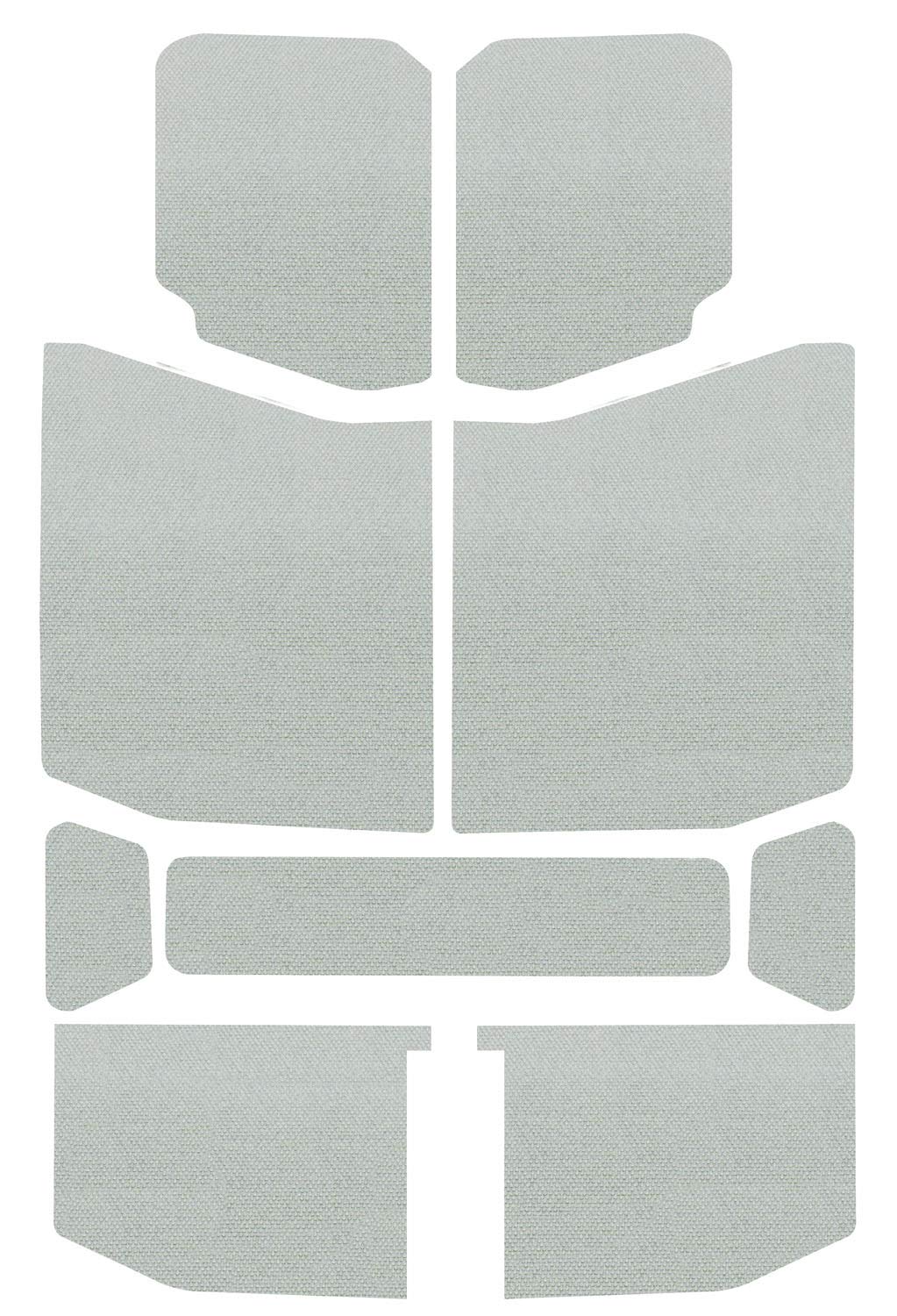 Design Engineering 050170 Boom Mat White Sound Deadening Headliner Compatible With 4-Door Jeep Wrangler Jl (2018-Up)