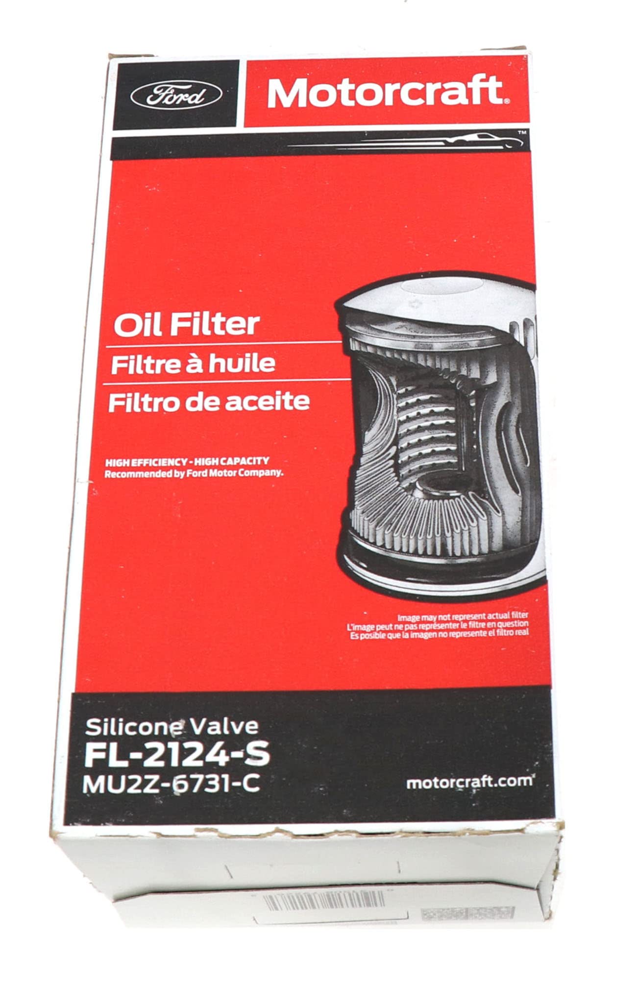 Motorcraft Oil Filter FL2124S - Metal, Replaces FL2051S, High Performance