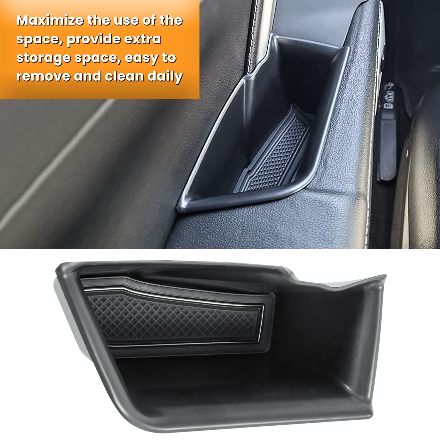 Inner Door Armrest Storage Box Tray For Chevrolet Corvette C7 Z06 Z51 Zr1 Stingray Grand Sport 2014 2015 2016 2017 2018 2019 Int