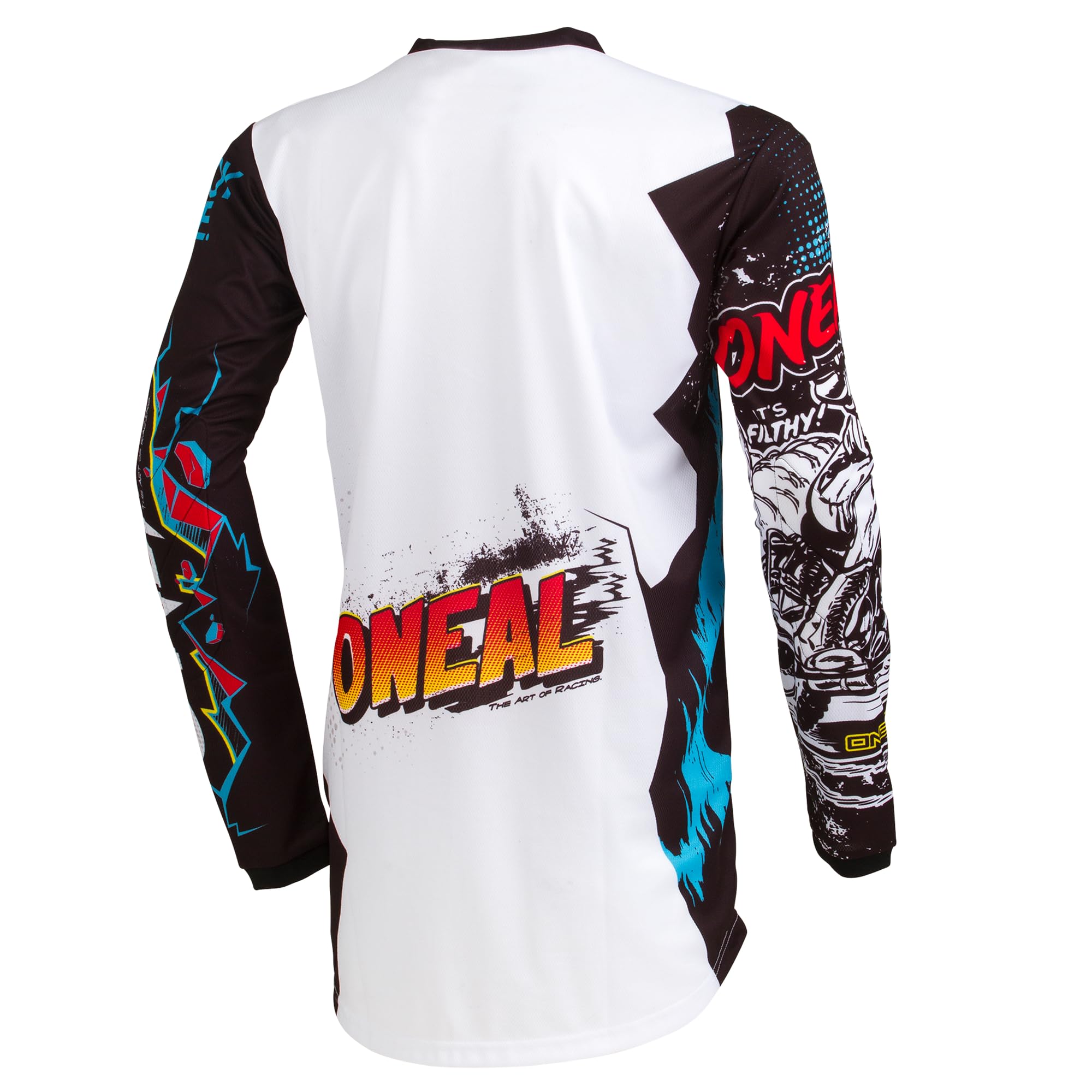 O'Neal Men'S Element Villain Jersey (Gray, X-Large)