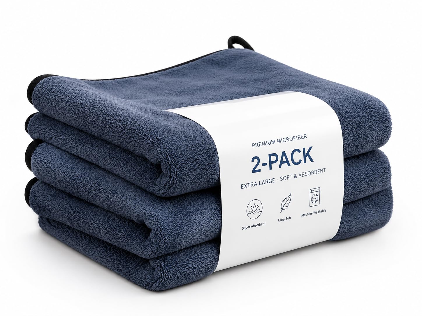 CARFANATICS Microfiber Car Cleaning Cloth  800 GSM Medium (40x40 CM) Pack of 2  Microfiber Cloth for Car  Suede Edging for Cl