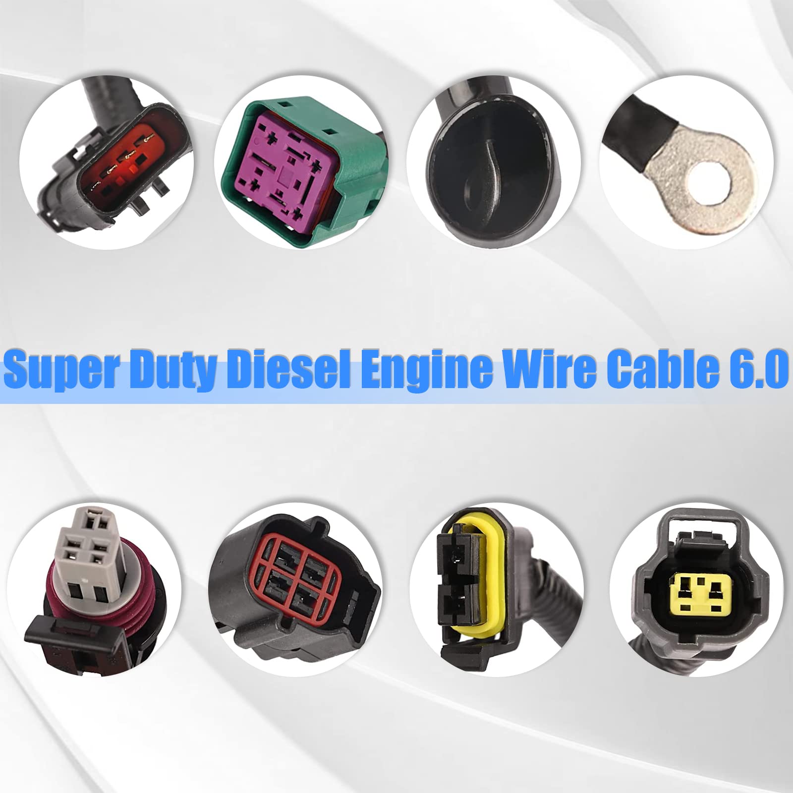 5C3Z12B637Ba 5C3Z-12B637-Ba Engine Wiring Harness Fit For 2005 2006 2007 F250 F350 F450 F550 Ford Engine Wire Harness Cable Super Duty 6.0L Diesel Powerstroke Engine