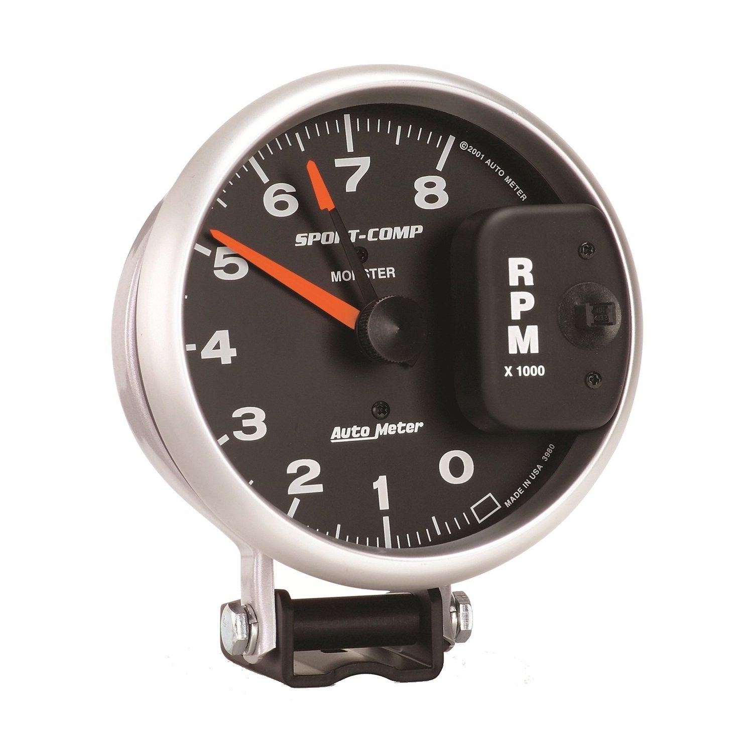 Auto Meter 3980 Sport-Comp Monster Tachometer 5.000 in.