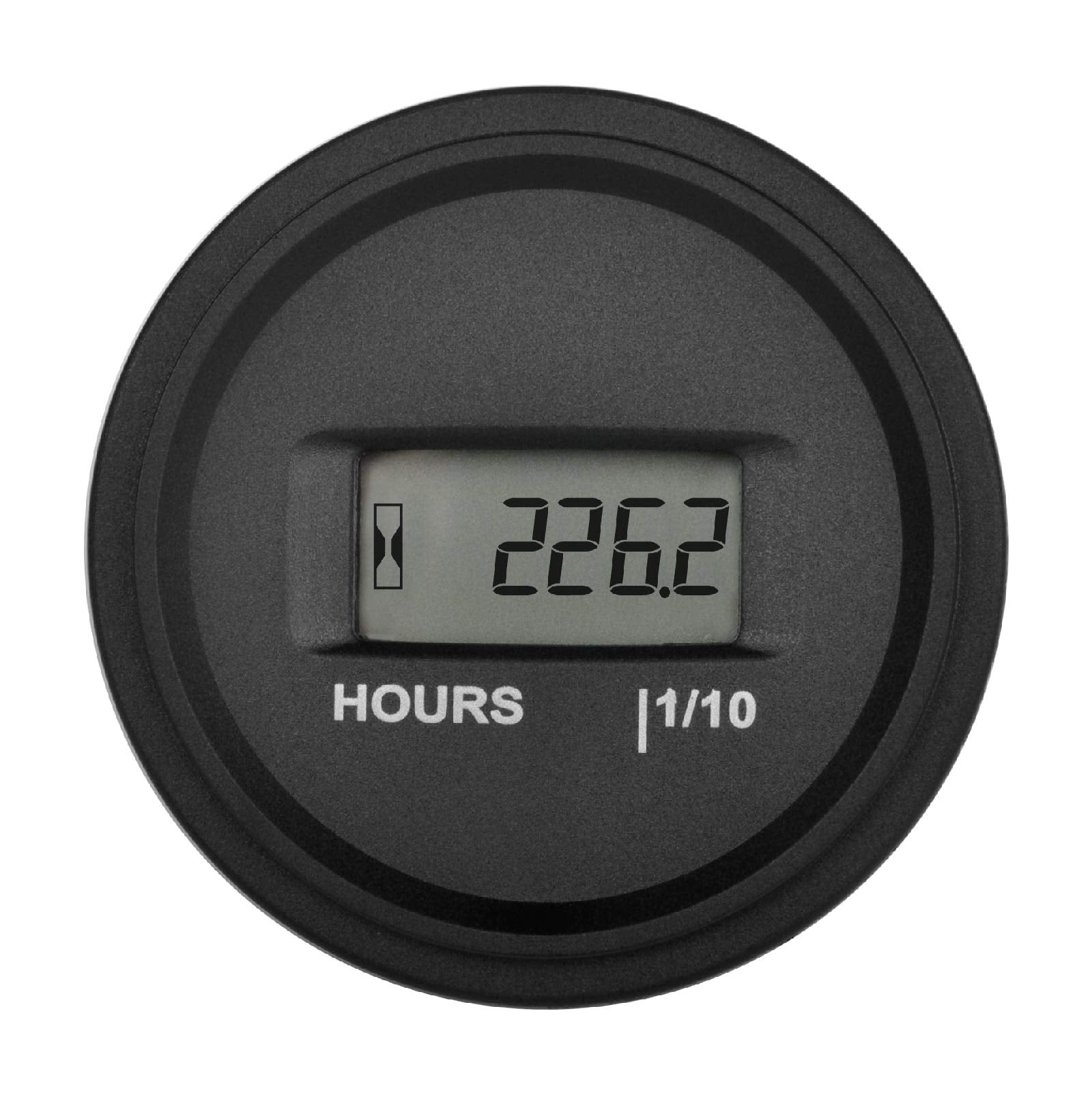 Runleader Digital Lcd Hour Meter Kit, Ac/Dc 5V To 277V, Use For Ztr Lawn Mower Tractor Generator Golf Cart Club Car Scrubber Marine Atv Motor Compressor And Gas Powered Equipment