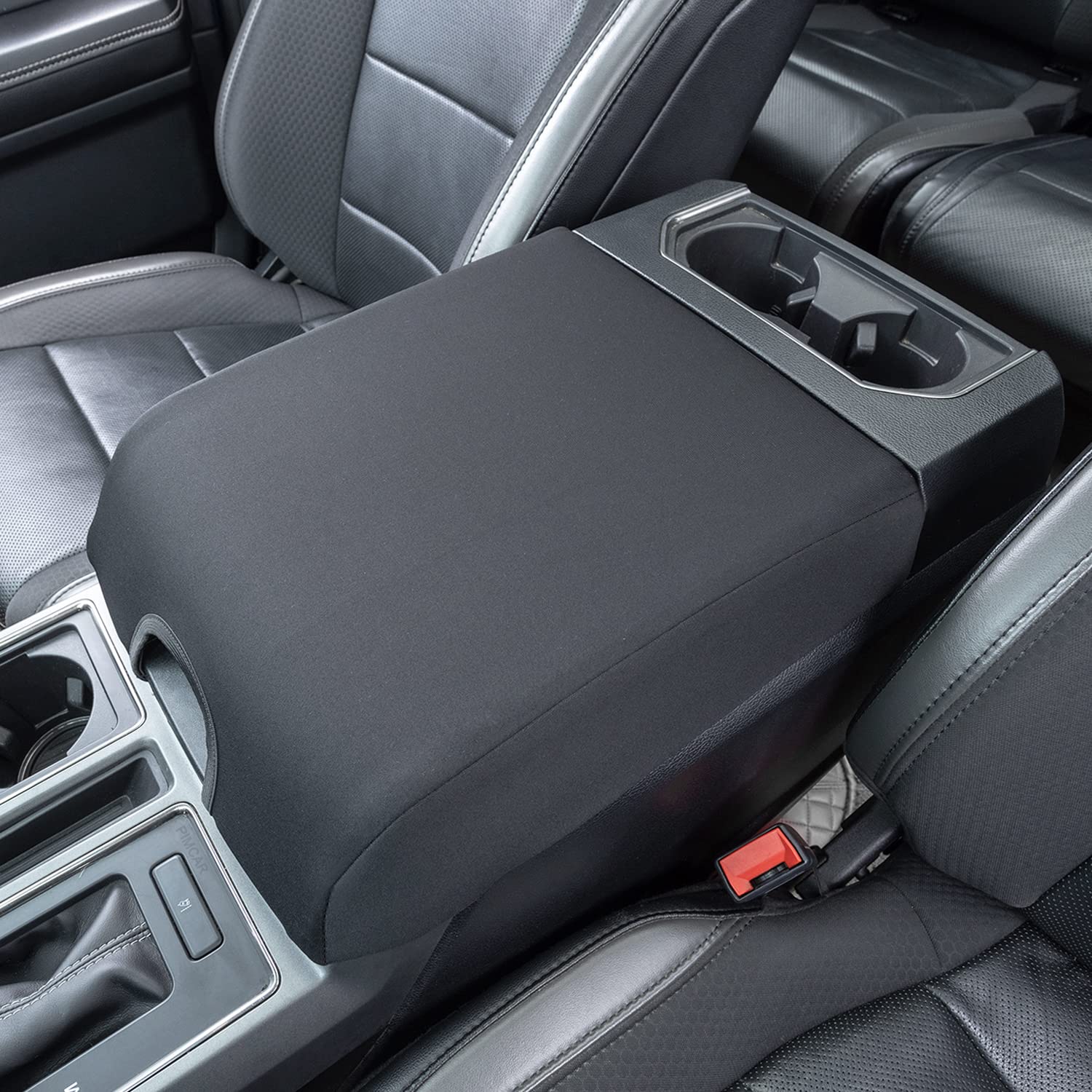 PIMCAR Center Console Cover Compatible with Ford 2015-2020 F150, 2017-2022 F250 F350 F450, 2018-2024 Expedition Interior Accesso