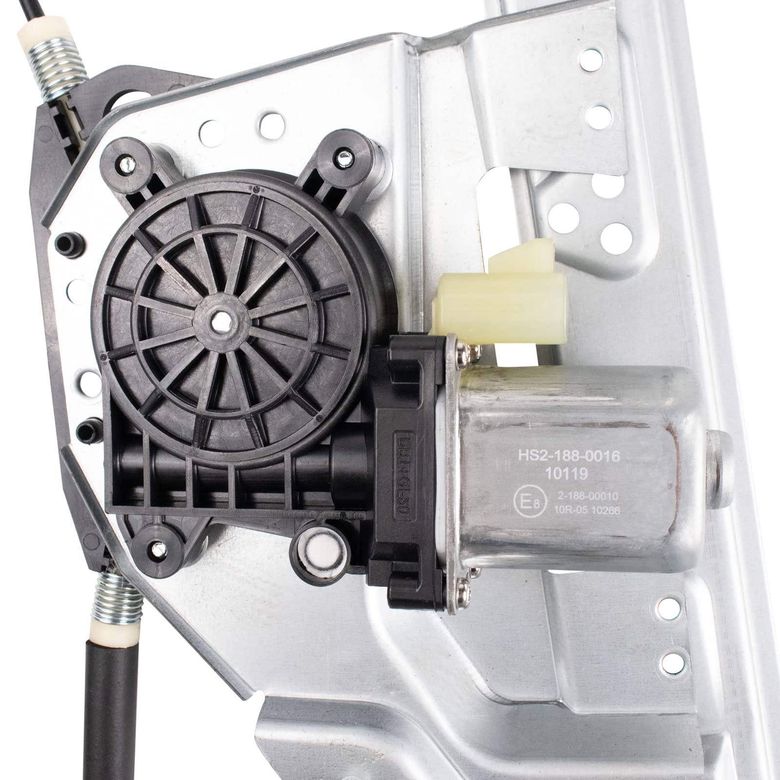 Trq Rear Right Power Window Regulator & Motor Assembly Passenger Side Compatible With 2000-2005 Cadillac Deville Gm1551119