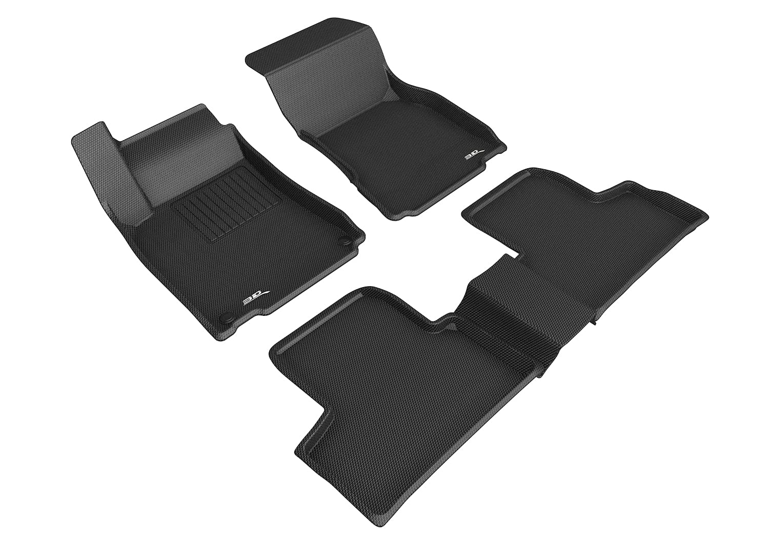3D MAXpider AllWeather Floor Mats for 20202022 MercedesBenz GLBClass 5Seater Custom Fit Car Floor Liners, Kagu Series (1st 