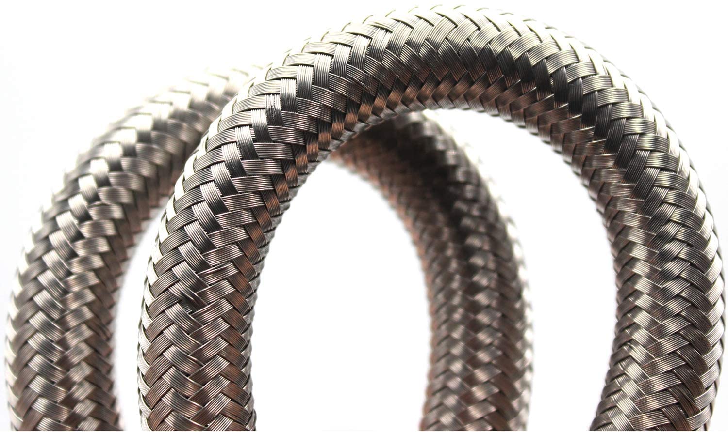 Aracey Valve Stem Extenders - 4 Pack 7" Stainless Steel Braided, 45/90/135° Brass Adaptors for Cars, Trucks, RVs, Motorhomes