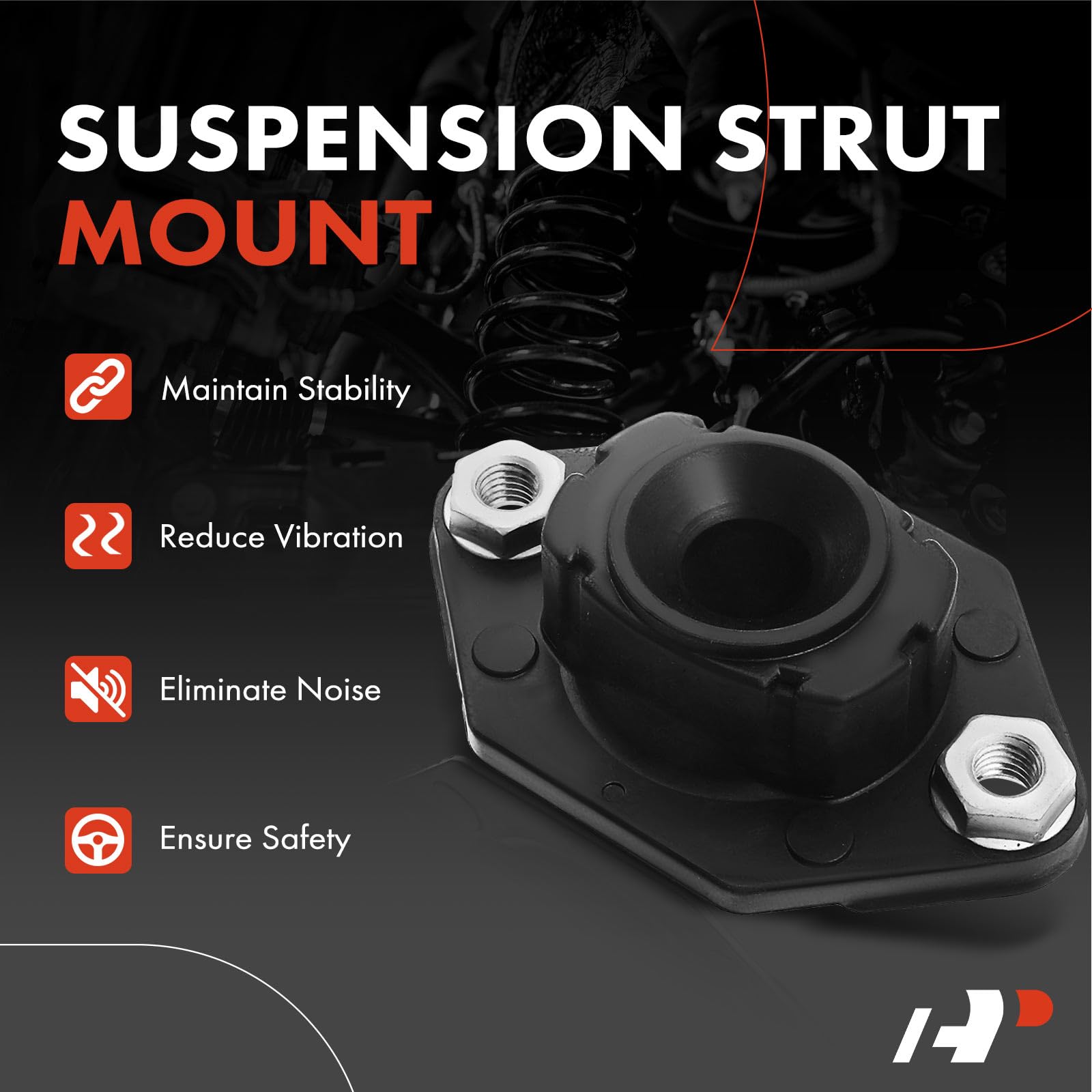 A-Premium Rear Driver Or Passenger Side Suspension Strut Mount Compatible With Bmw 325I 325Xi 328I 328Xi 330I 330Xi 335D 335I Xd