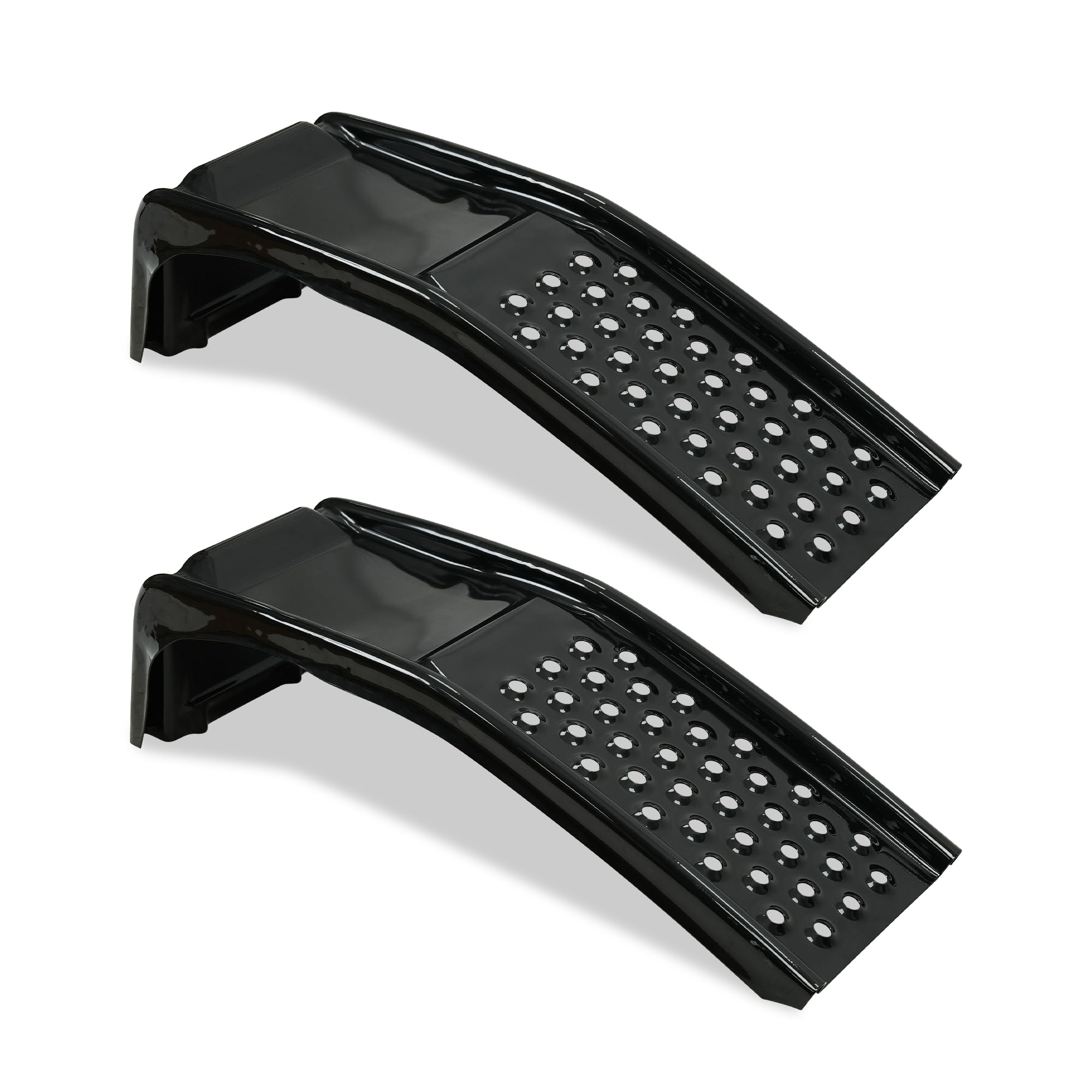 Rockland 4 Ton 8000 LBS Solid Steel Car Ramp Set, 35 L x 13 W x 9 H, Heavy Duty Auto Truck Ramps for Oil Change and Car Repair, 