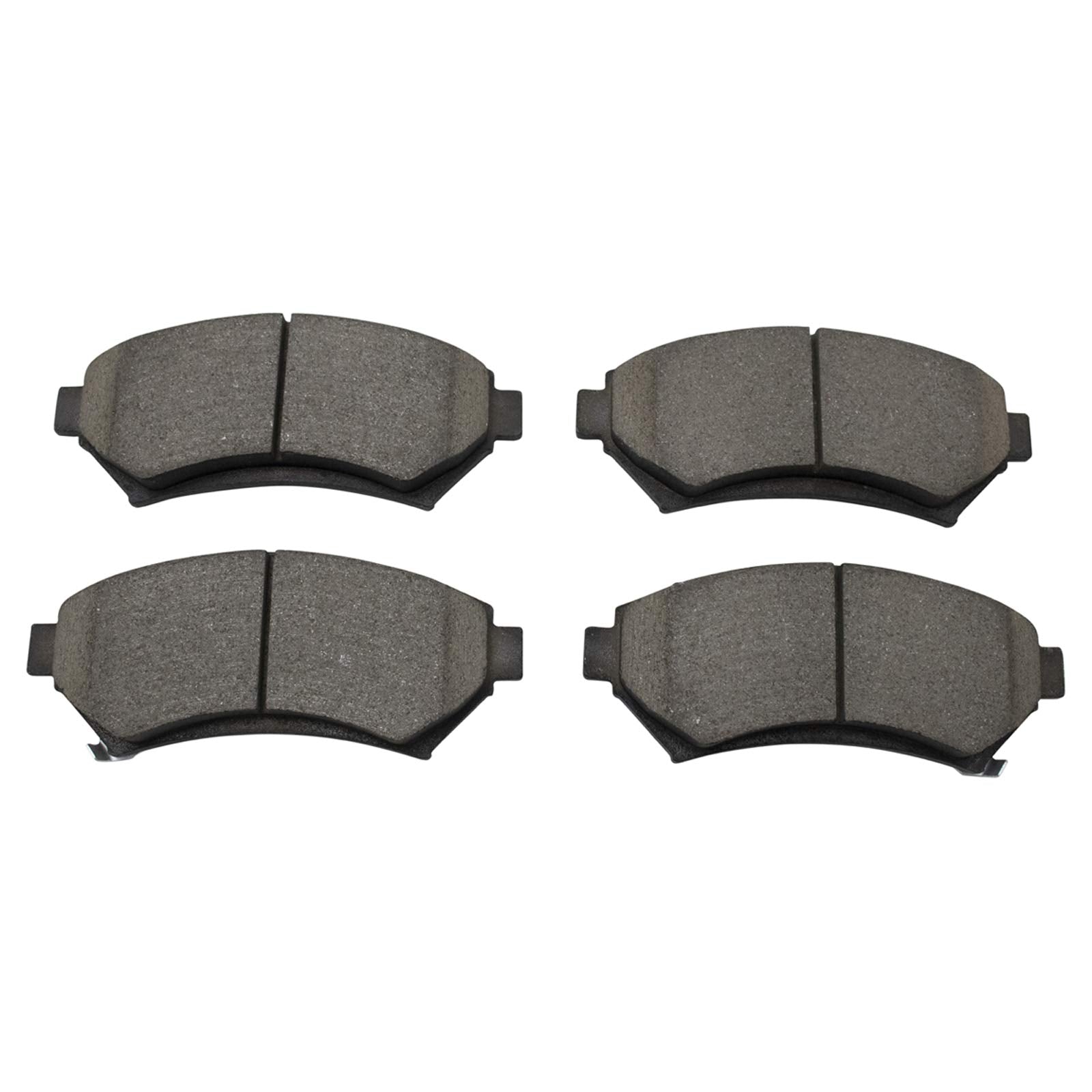 TRQ Front Posi Ceramic Brake Pad Kit for Chevy Pontiac Cadillac Buick