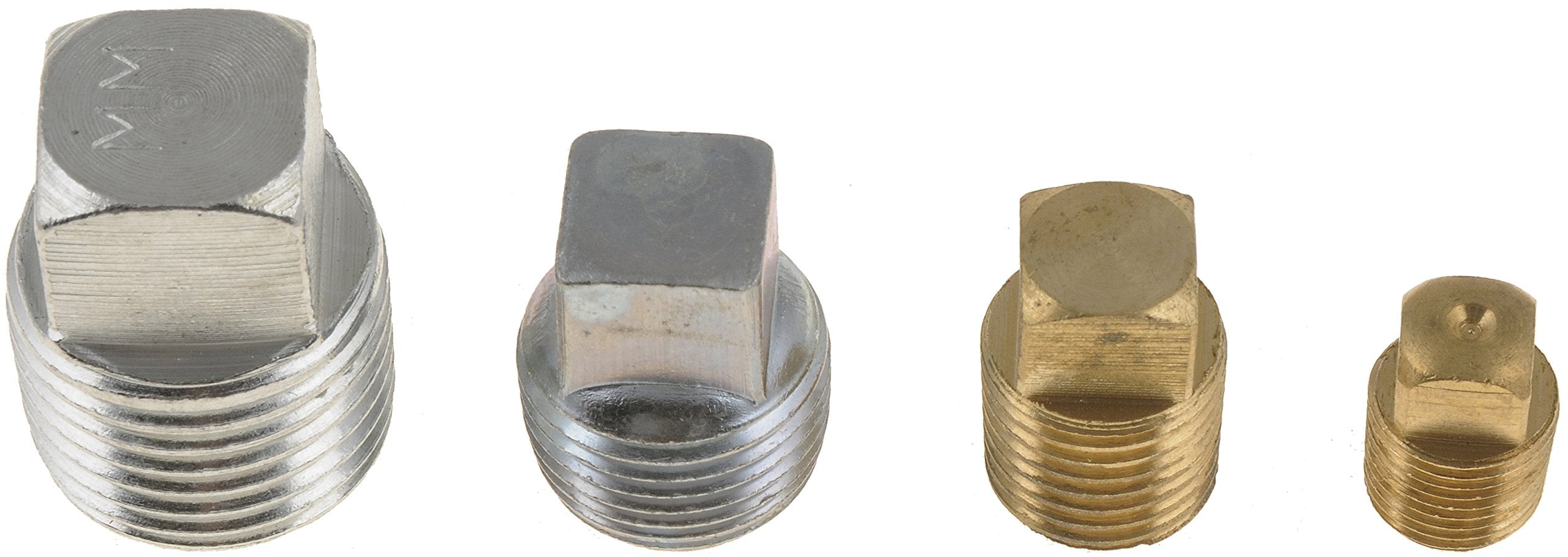 Dorman 40082 Pipe Plug Assortment - 4 Piece Universal Fit, Steel & Brass Construction