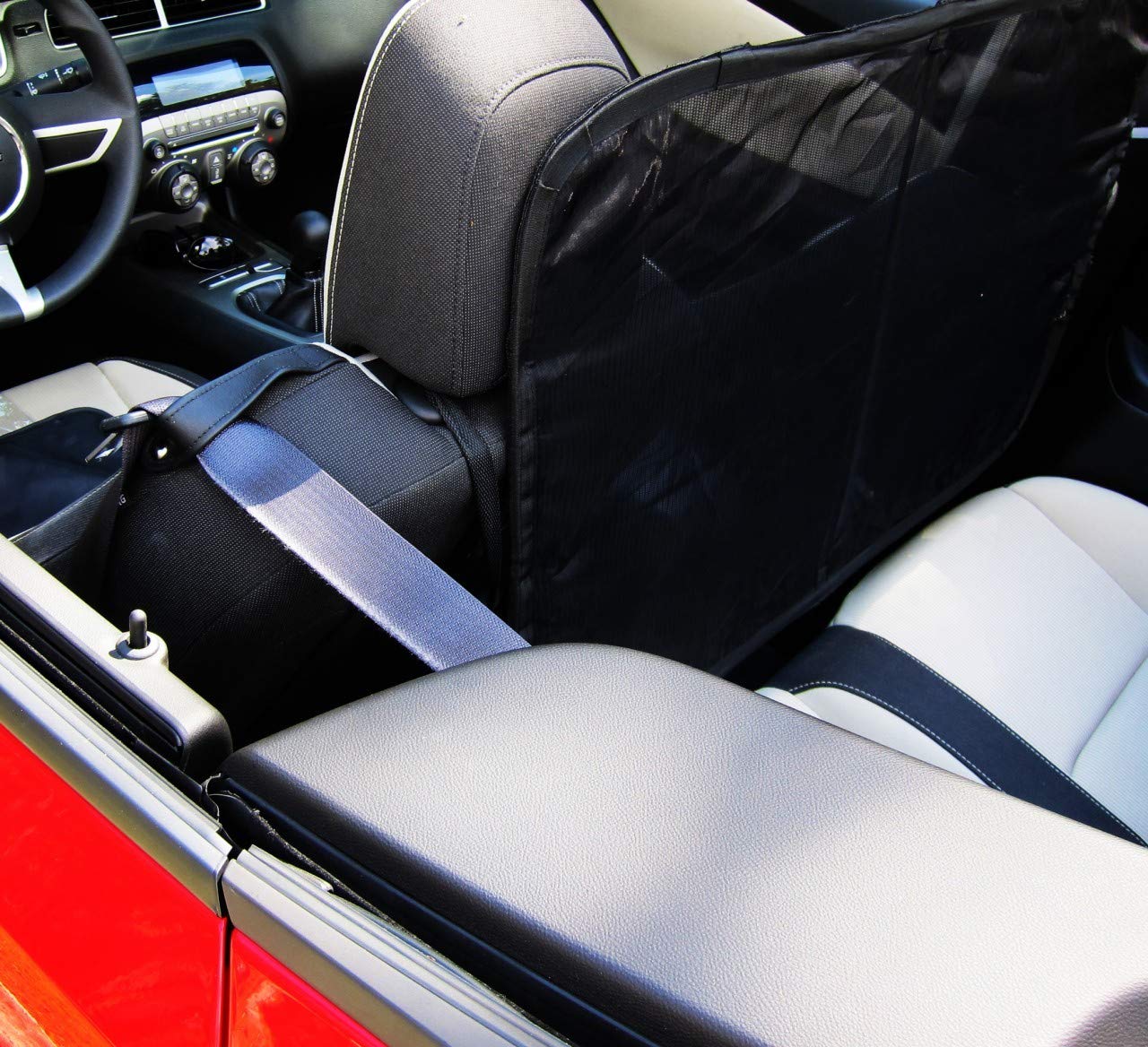 HÖLM Windscreen Wind Deflector - Plastic, One Size Fits All, Black, Model WND-558-08062018 for Convertible Cars