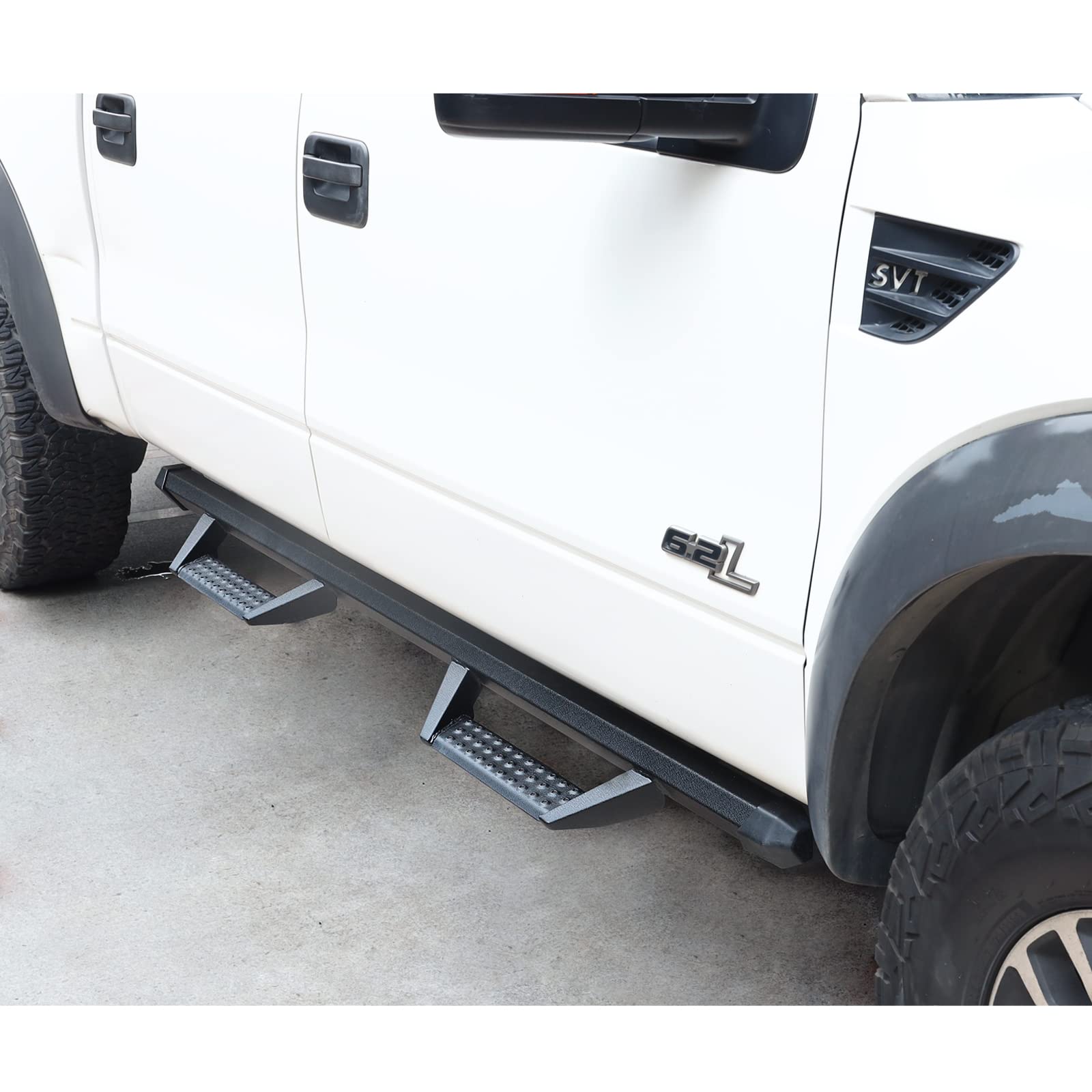 Smanow Running Boards Compatible With 2019-2025 Dodge Ram 1500 Crew Cab (Excl. Ram 2500 3500), Dual-Stage Textured Black Powder, 3 Inches Running Boards Compatible With Ram 1500 Crew Cab.