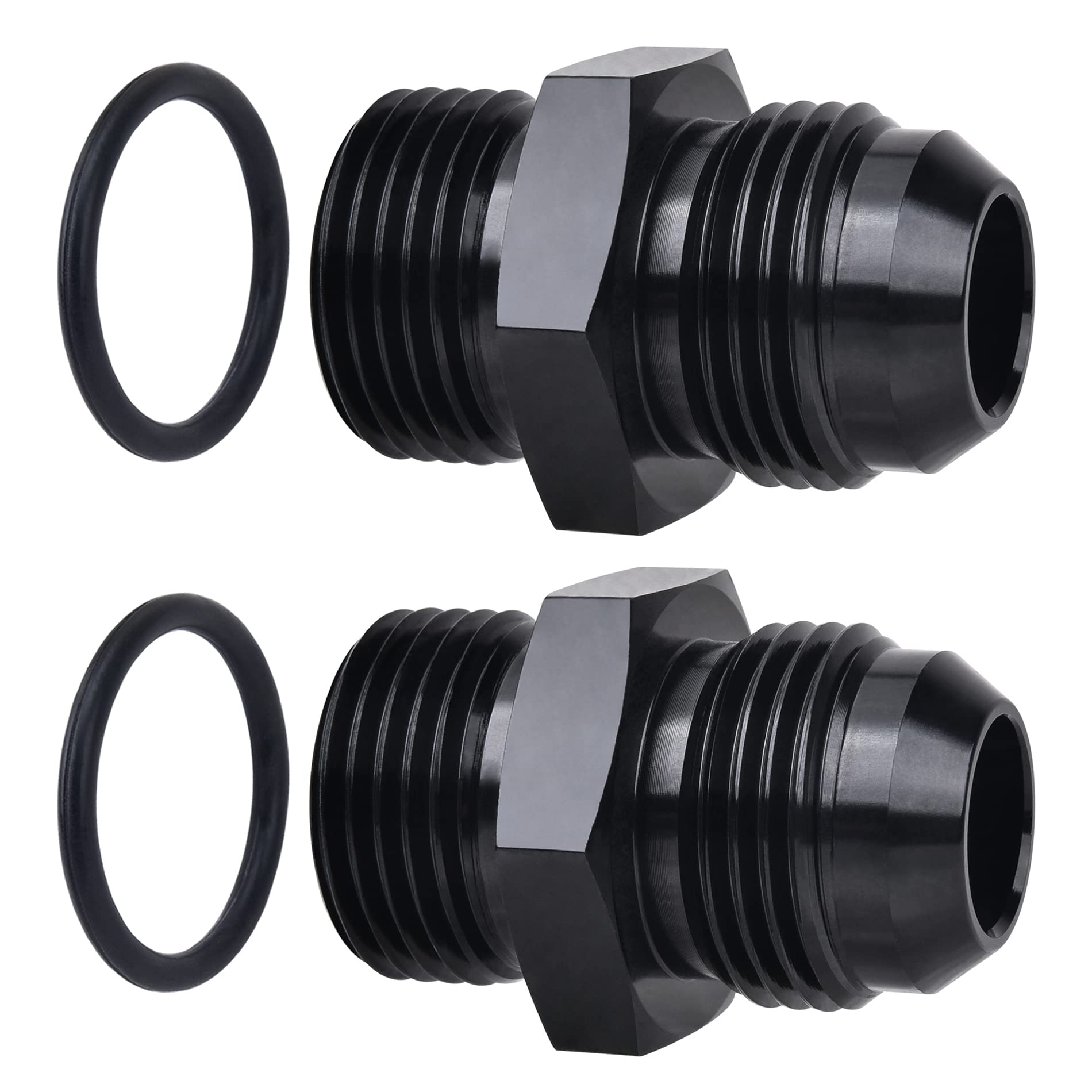 Evil Energy 12An Flare To An12 Orb Male O-Ring Fitting Adapter 2Pcs