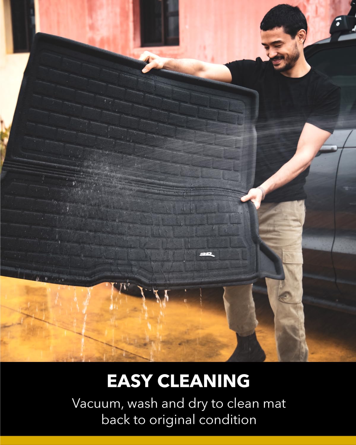 3D Maxpider Audi A6 Sedan 2012-2018 / S6 Sedan 2013-2018 Kagu Black Stowable Cargo Liner