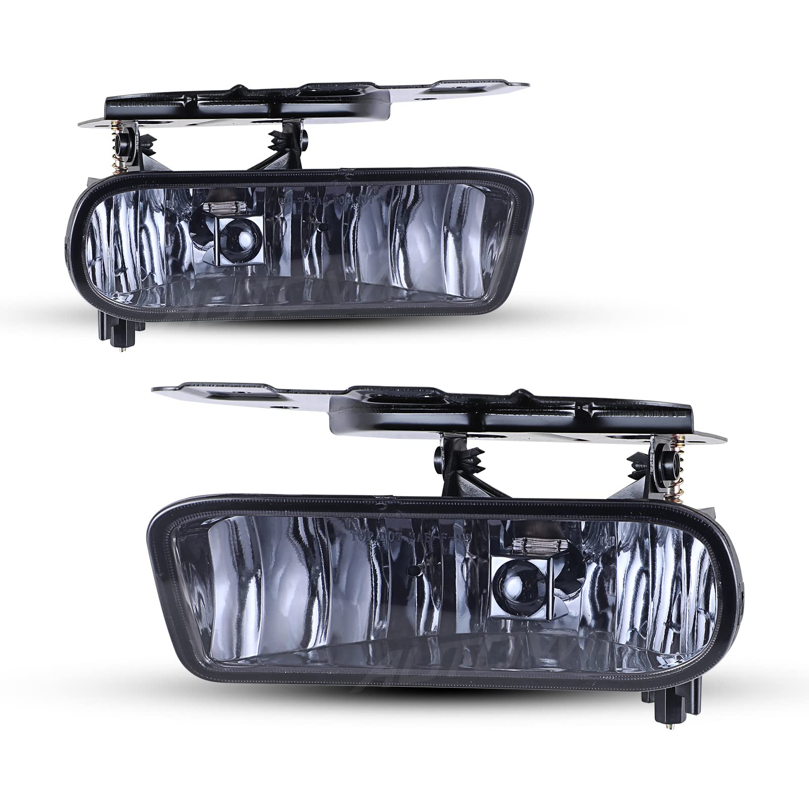 AUTOWIKI Fog Lights For 2002-2006 Cadillac Escalade, 2003-2005 Cadillac Escalade ESV OEM Replacement Fog Lamps 2PCS With Smoke L
