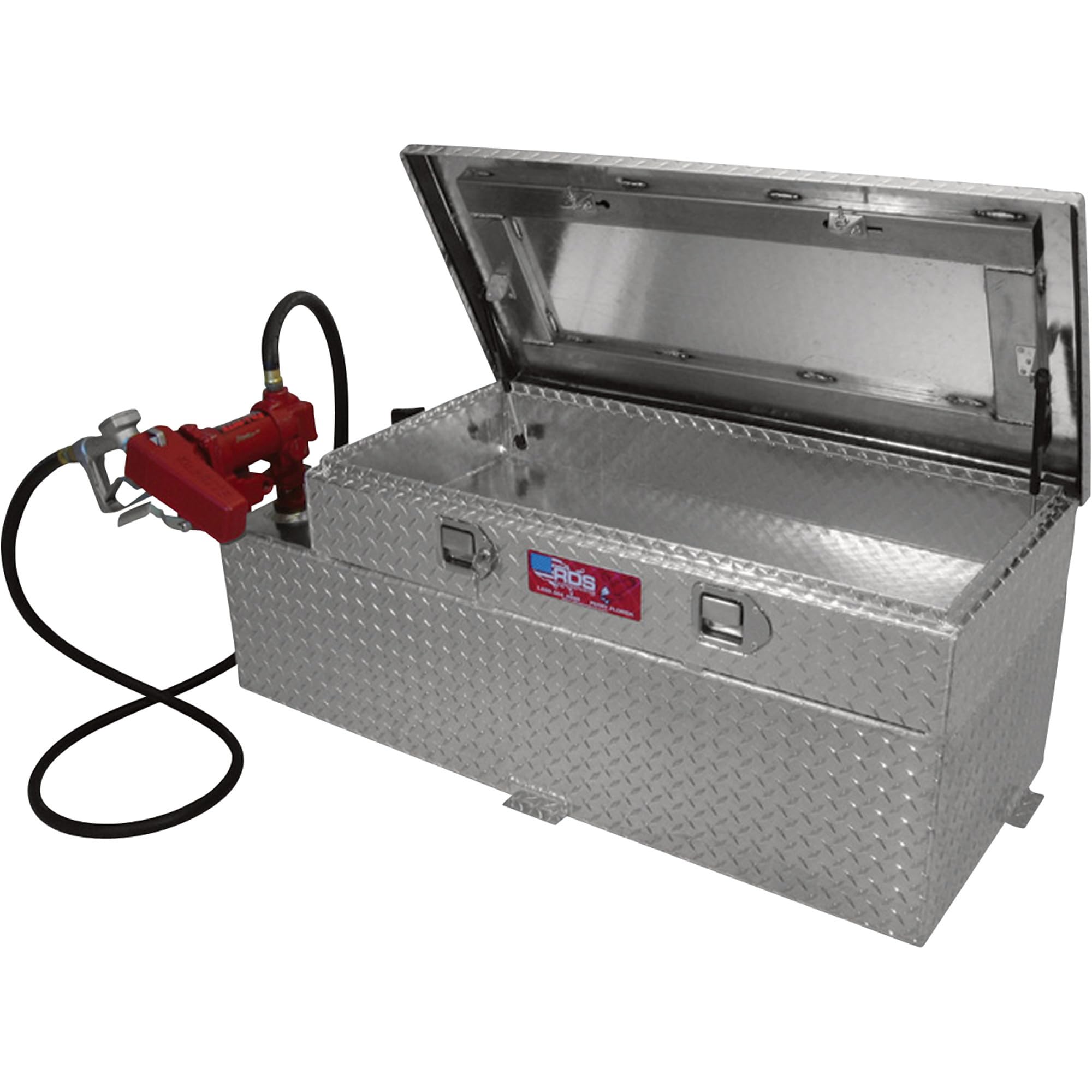 Rds Mfg Inc Rds 71789 Rectangular Auxiliary/Transfer Combo Fuel Tank And Tool - 51 Gallon Capacity