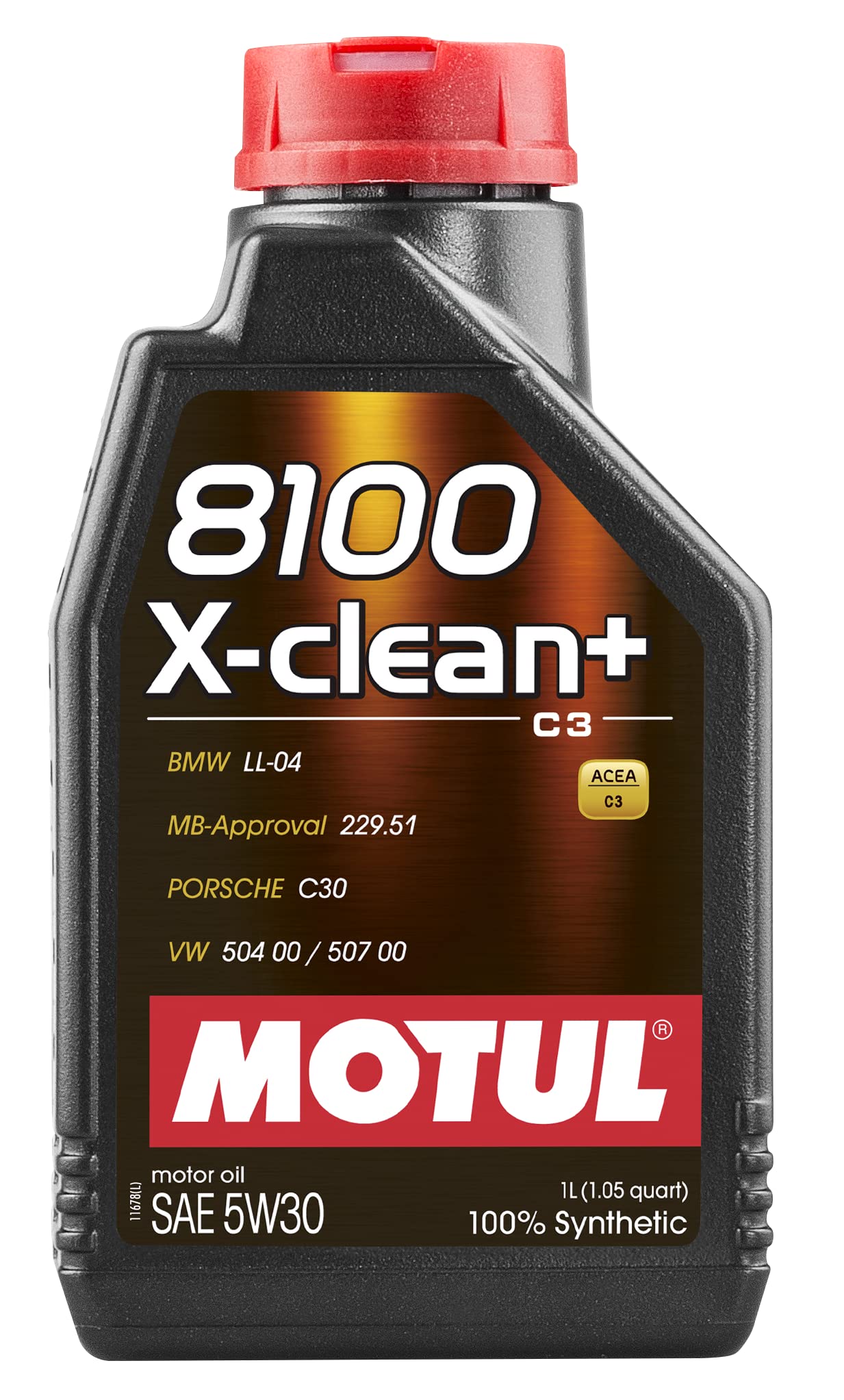 Motul X-Clean 5W30 Engine Oil (106376) (Pack of 5)