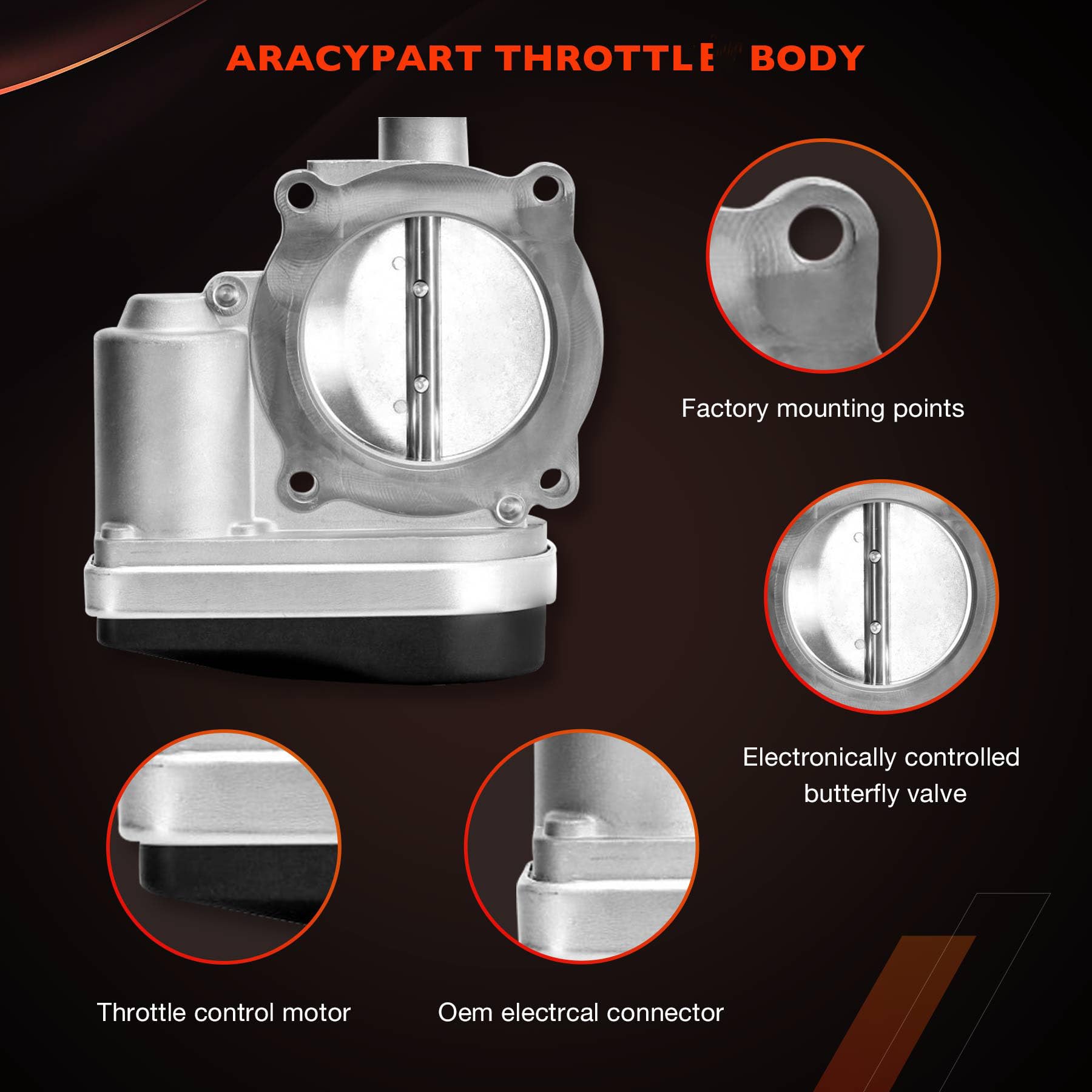 Throttle Body Assembly With Iac Tps | For 2006-2011 Chrysler 300 Sebring Town Country Dodge Avenger Grand Caravan Journey 2.7L 3