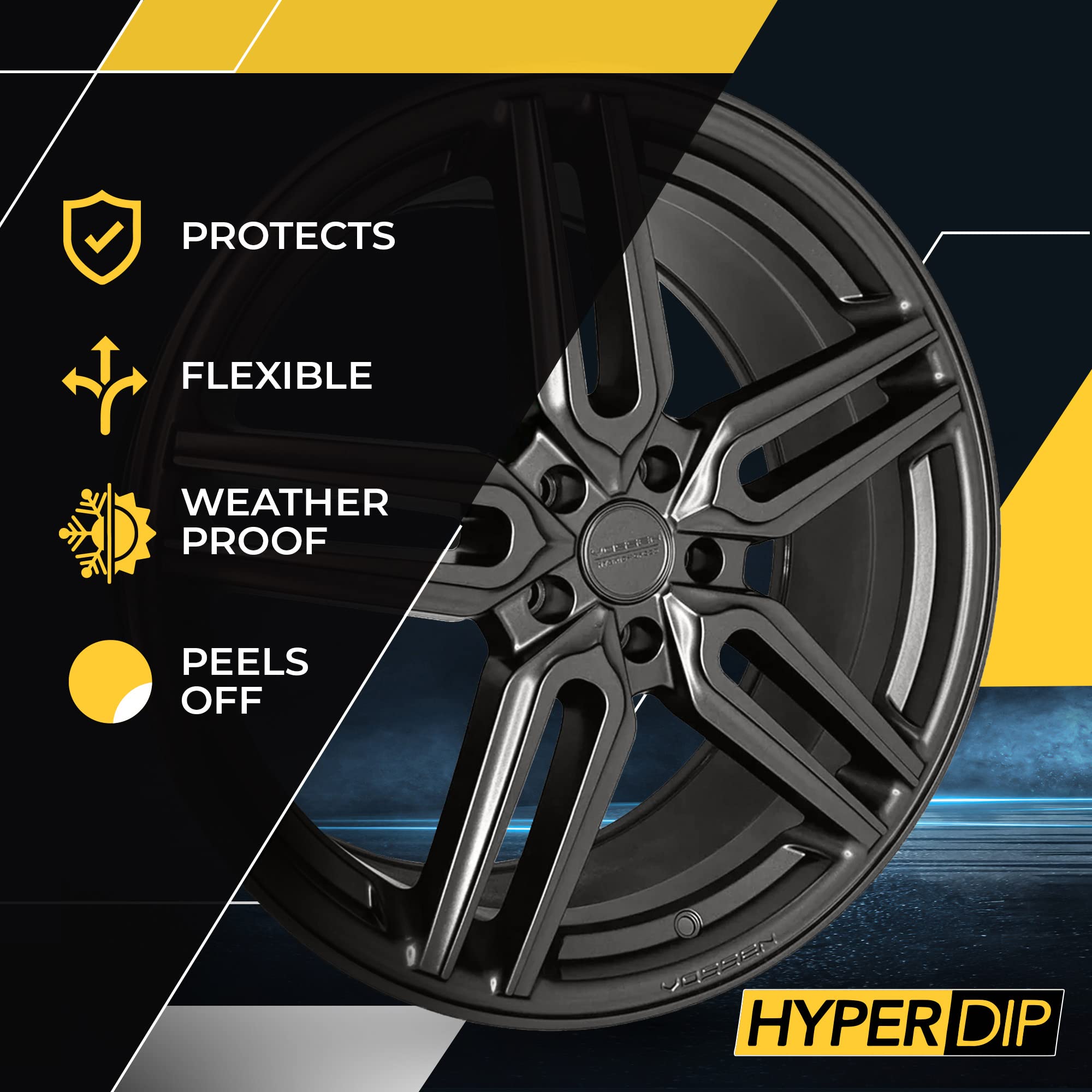 DipYourCar HyperDip Sprayable Automotive Dip Coat - Anthracite Grey Satin, 11 oz - Removable Paint Protection for Cars