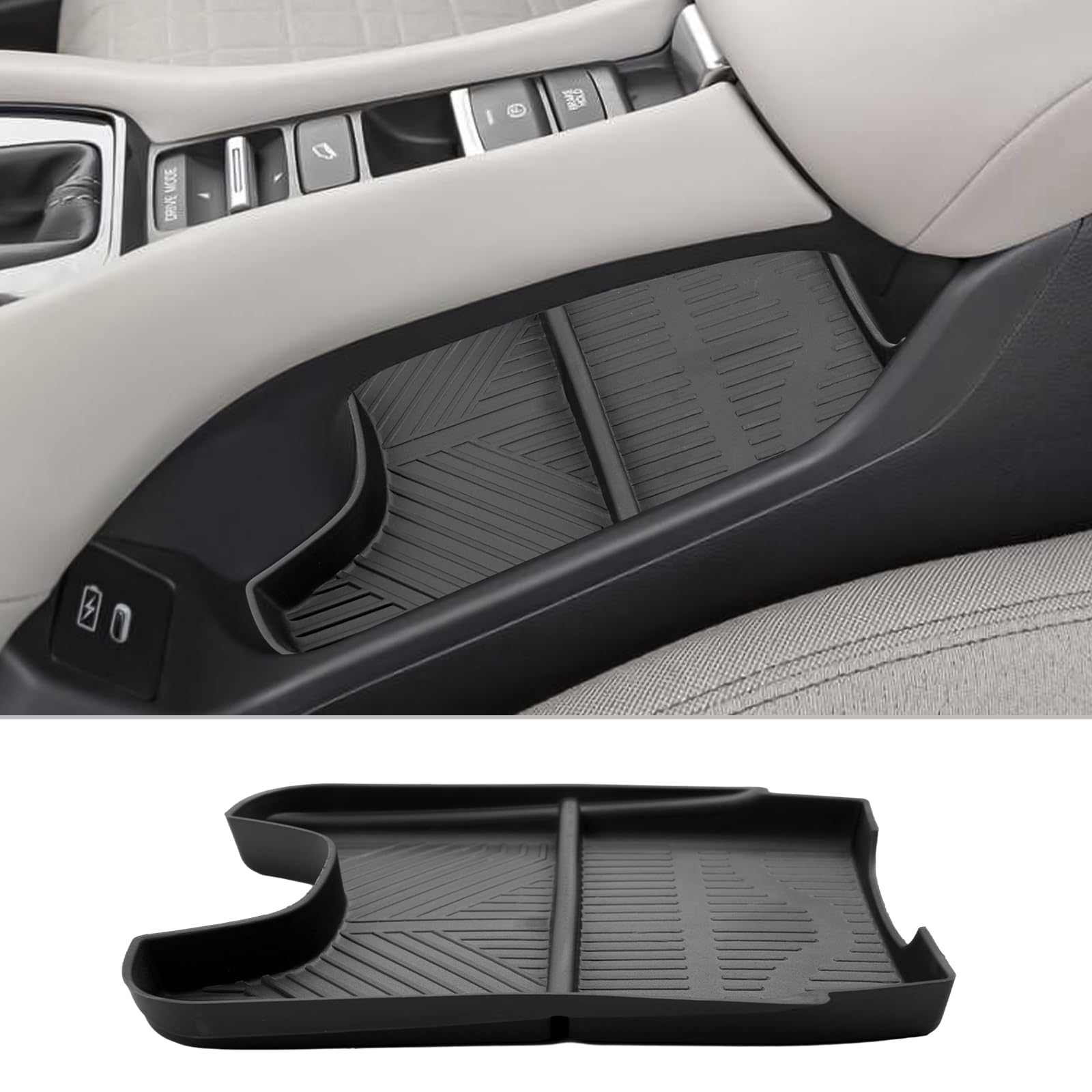Cdefg 2023 2024 2025 Hr-V Center Console Organizer Tray For 2023-2025 Honda Hr-V Lower Console Tray Storage Box Floor Tray Sungl