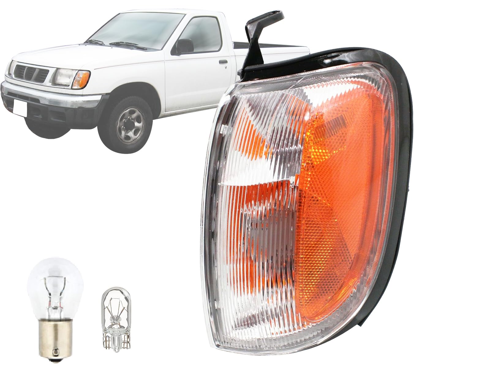 Auto Parts Avenue APA Replacement Turn Signal Corner Lamp for 2000 2001 00 01 Xterra 1998 1999 2000 98 99 00 Frontier Driver Lef