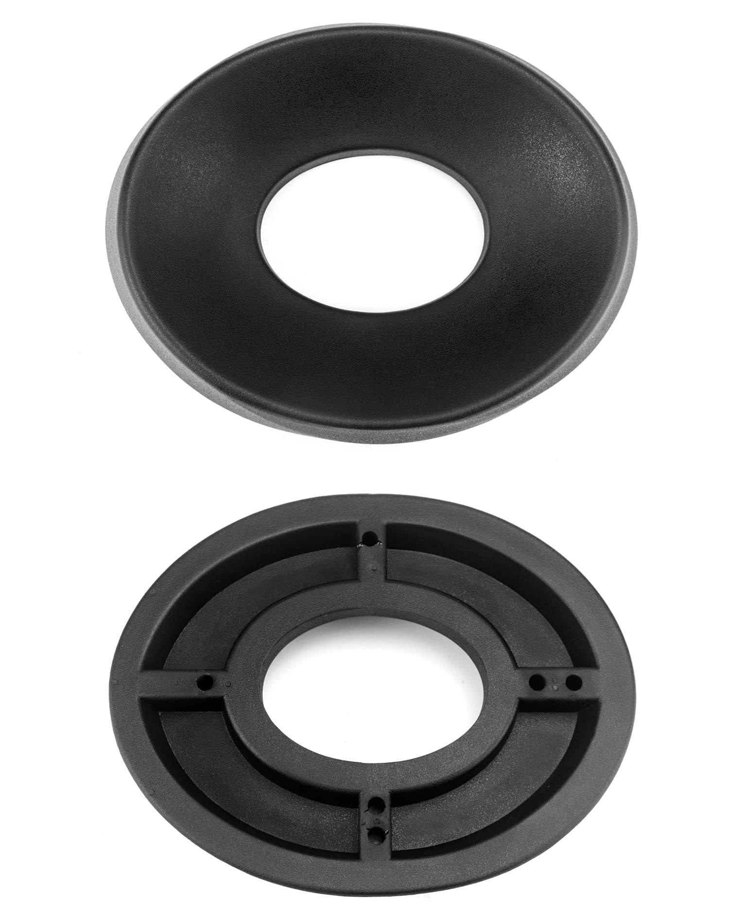 QWORK Motorcycle Helmet Stand, Helmet Service Pad, Helmet Support Donut Ring for Motorcycle Snowmobile Scooter Helmetsm, Black 1