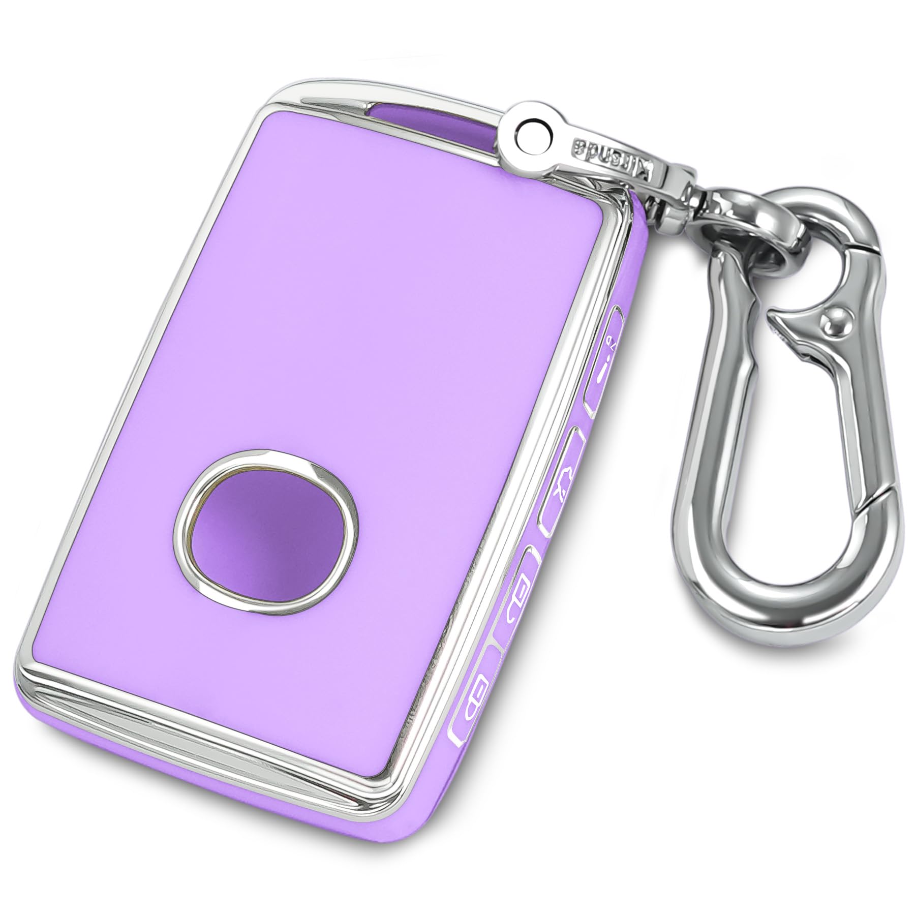 Kirsnda For Mazda Key Fob Cover,Case With Keychain,Soft Tpu Protection Key Shell/Skin,4 Buttons Fit 2019 2020 2021 For 3,Hatchba