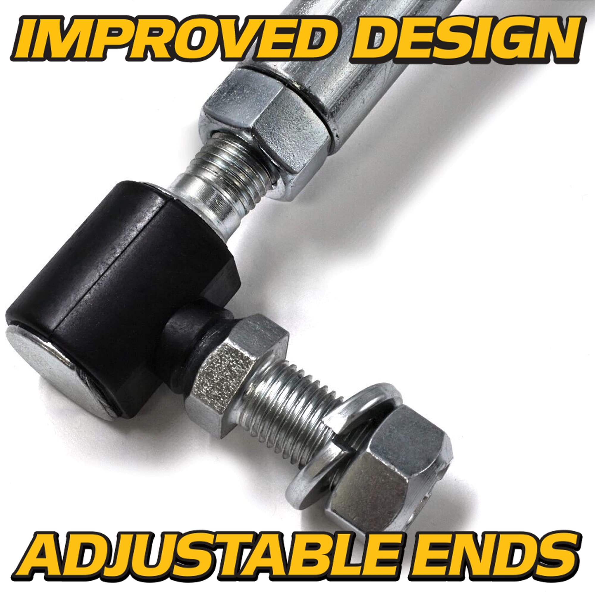 HD Switch - Adjustable Improved LH/RH Steering Drag Link Set 597047802 & 597047902 for Husqvarna, Craftsman, Poulan Pro, AYP, El