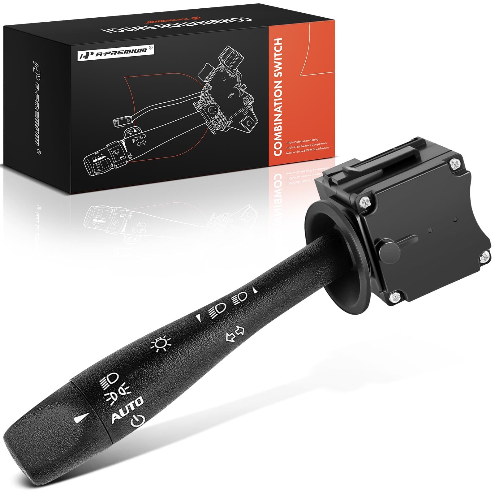 A-Premium Turn Signal Switch Replacement for Chevy Malibu 2004-2012 Pontiac G6 2005-2010 Saturn Aura 2007-2009# 20940369 Headlam