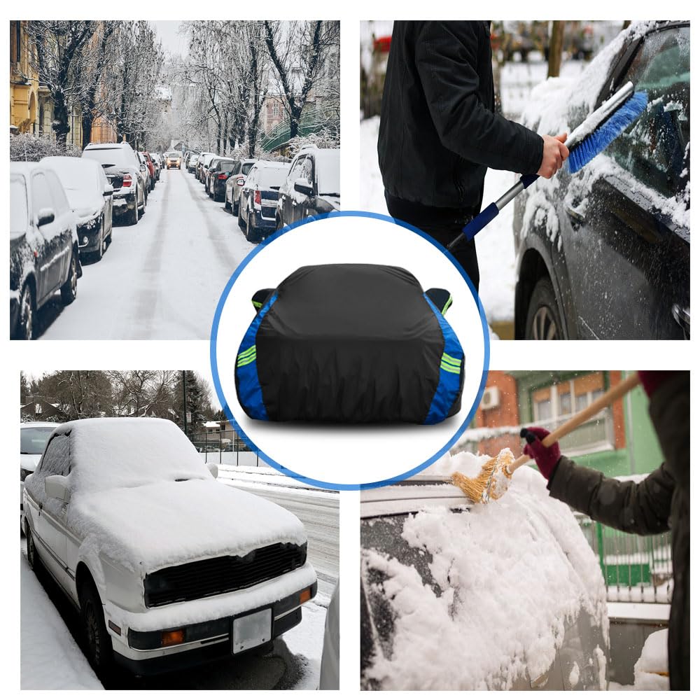 Avecrew Car Cover Custom Fit For Honda Accord, Waterproof All Weather Full Exterior Cover Rain Snow Uv Protection Outdoor Cover