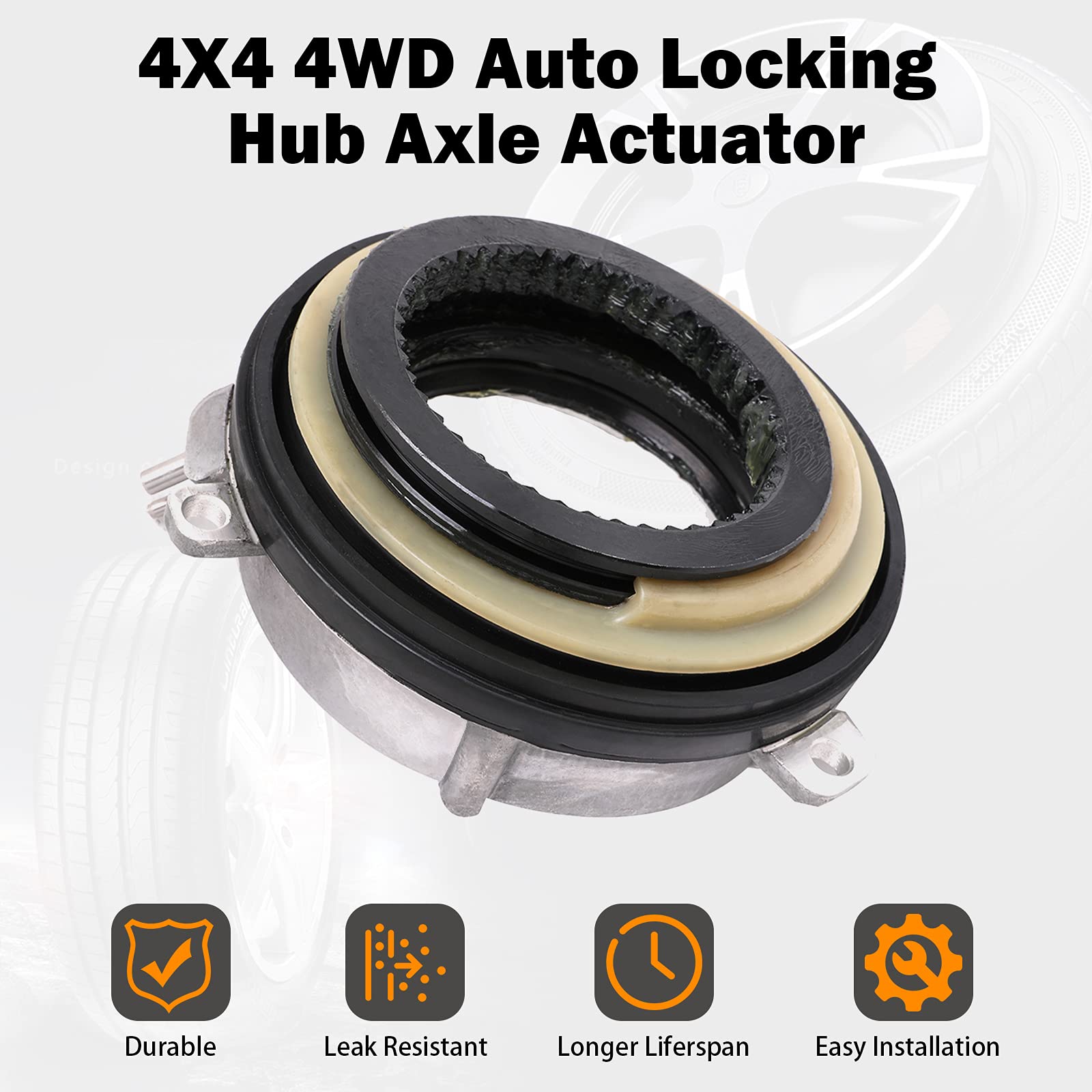 SHINEHOME 7L1Z-3C247-A Auto Locking Hub Axle Actuator 4x4 4WD IWE Fits Ford F150 2004-2015 Front Left Right 4-Wheel Hub Lock Act