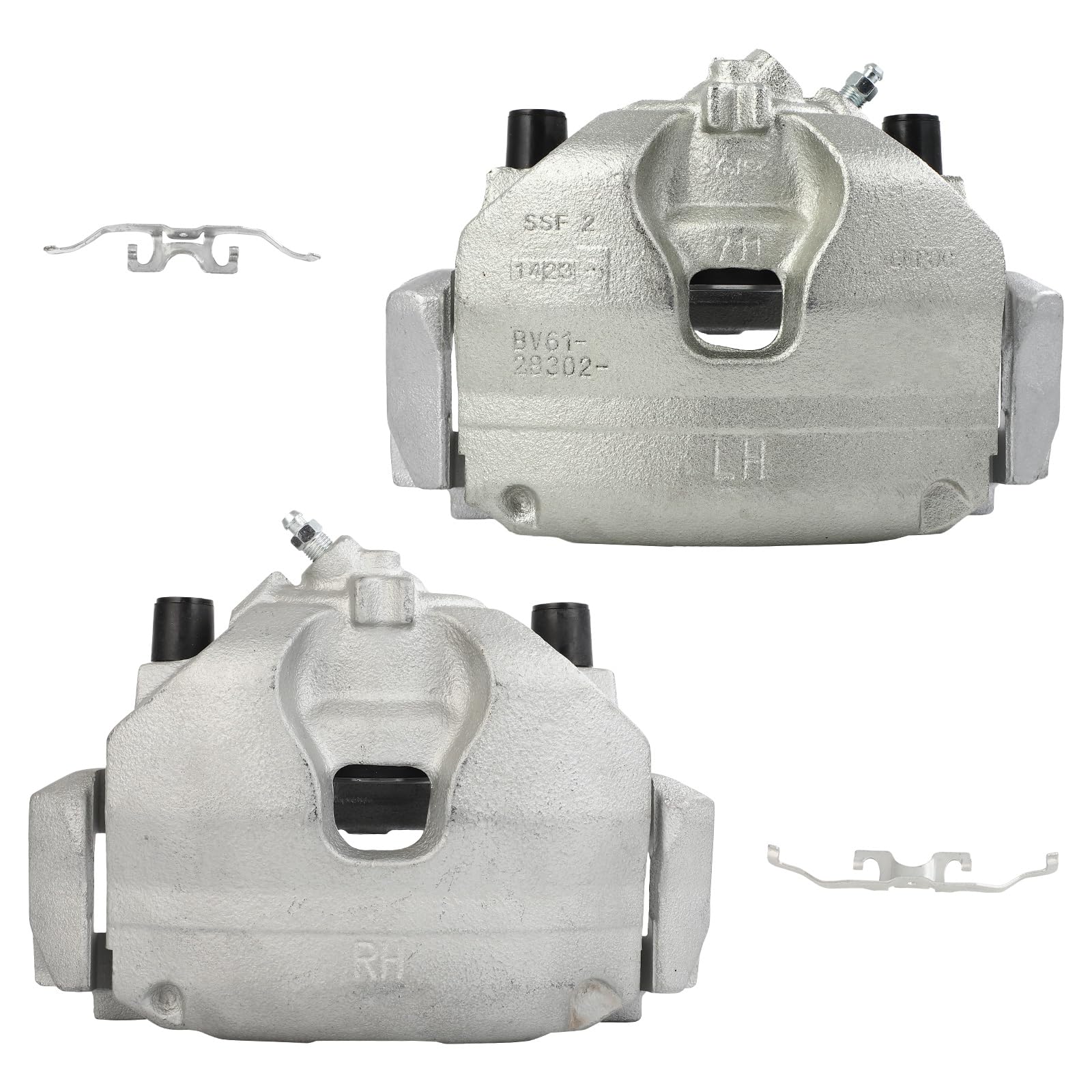 cciyu 18B5482 18B5483 Front Left & Right Brake Caliper with Bracket Fit For Ford For Escape 2013-2019,For Ford For Focus 2013-20