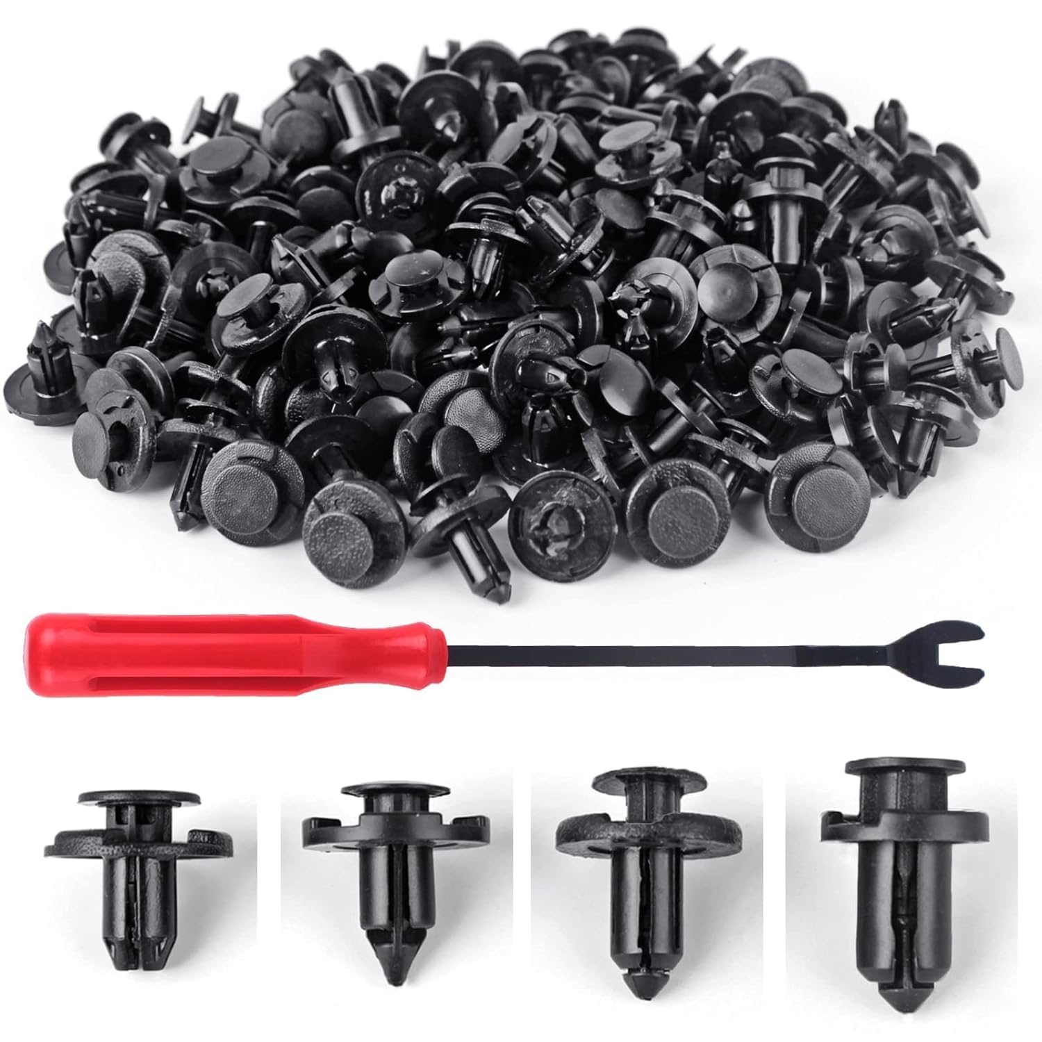 UNIGT Push Type Retainer Fender Liner Clips Compatible with Nissan/Infiniti Front Bumper Plastic Fasteners Replace 01553-05323, 