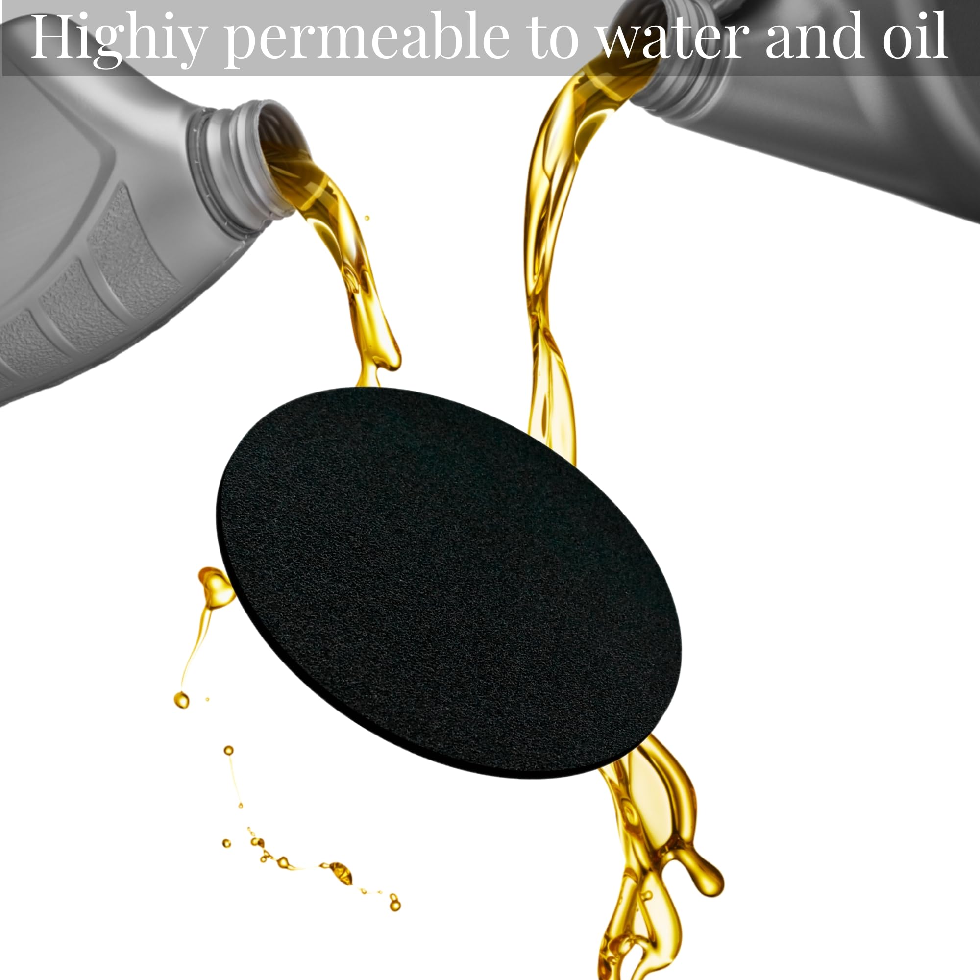 Feichanghao 5 Pack 15'' Oil Drain Splash Pad, Oil Splash Pad For Car Changing Oil Transmission Drain Pan, Oil Change Splash Pad