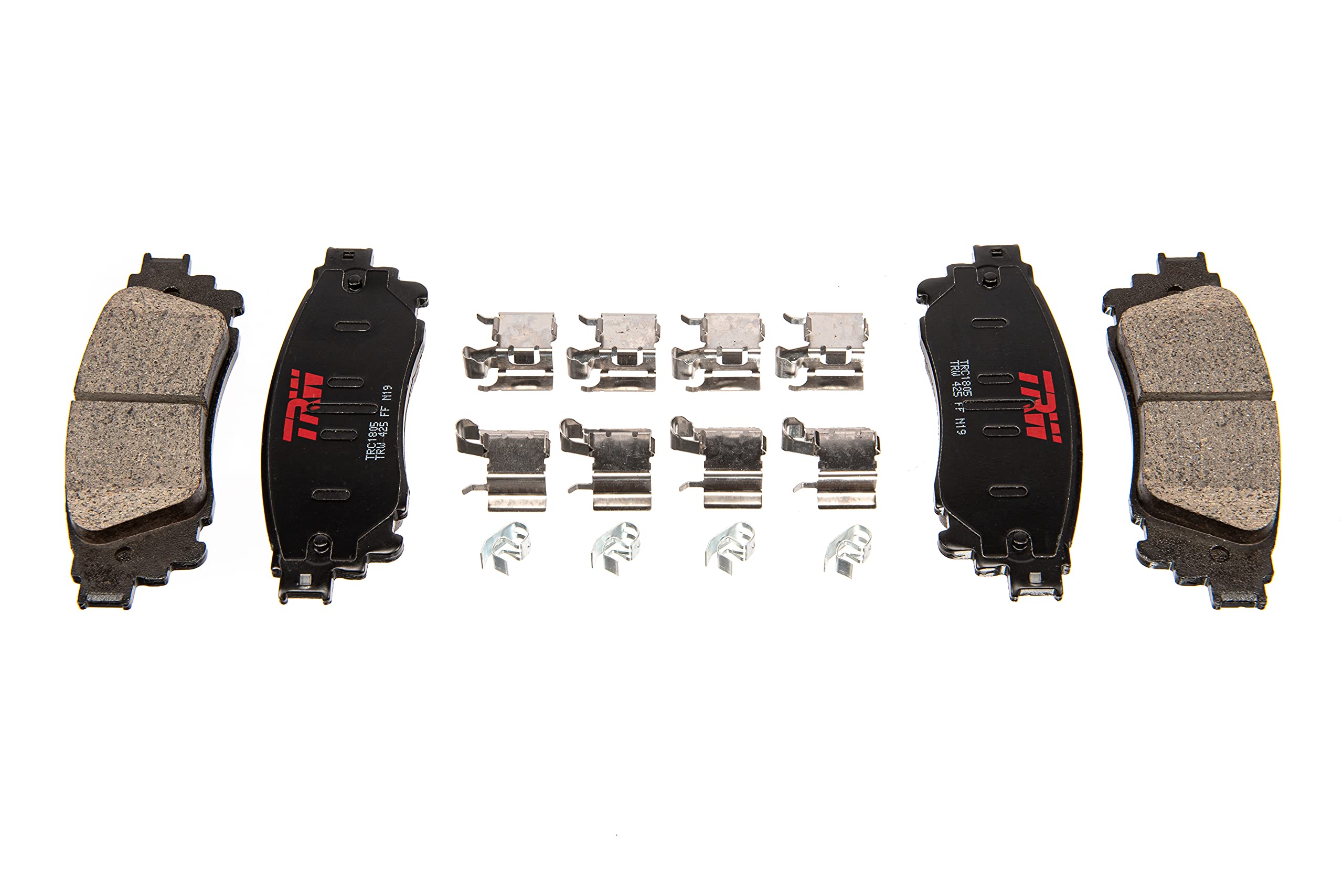 Trw Pro Trm0988 Disc Brake Pad Set For Chevrolet S10 2003, Front, And Other Applications