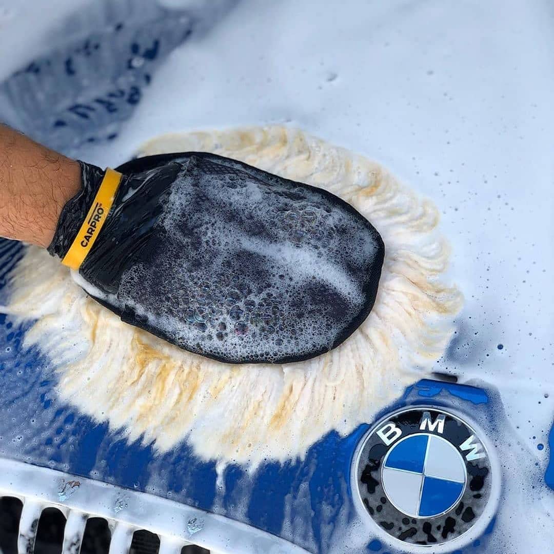 Carpro Car Wash Mitt Merino Wool - The Professional'S Scratch Free, Swirl Free & Lint Free Car Wash Kit Essential - Superior To