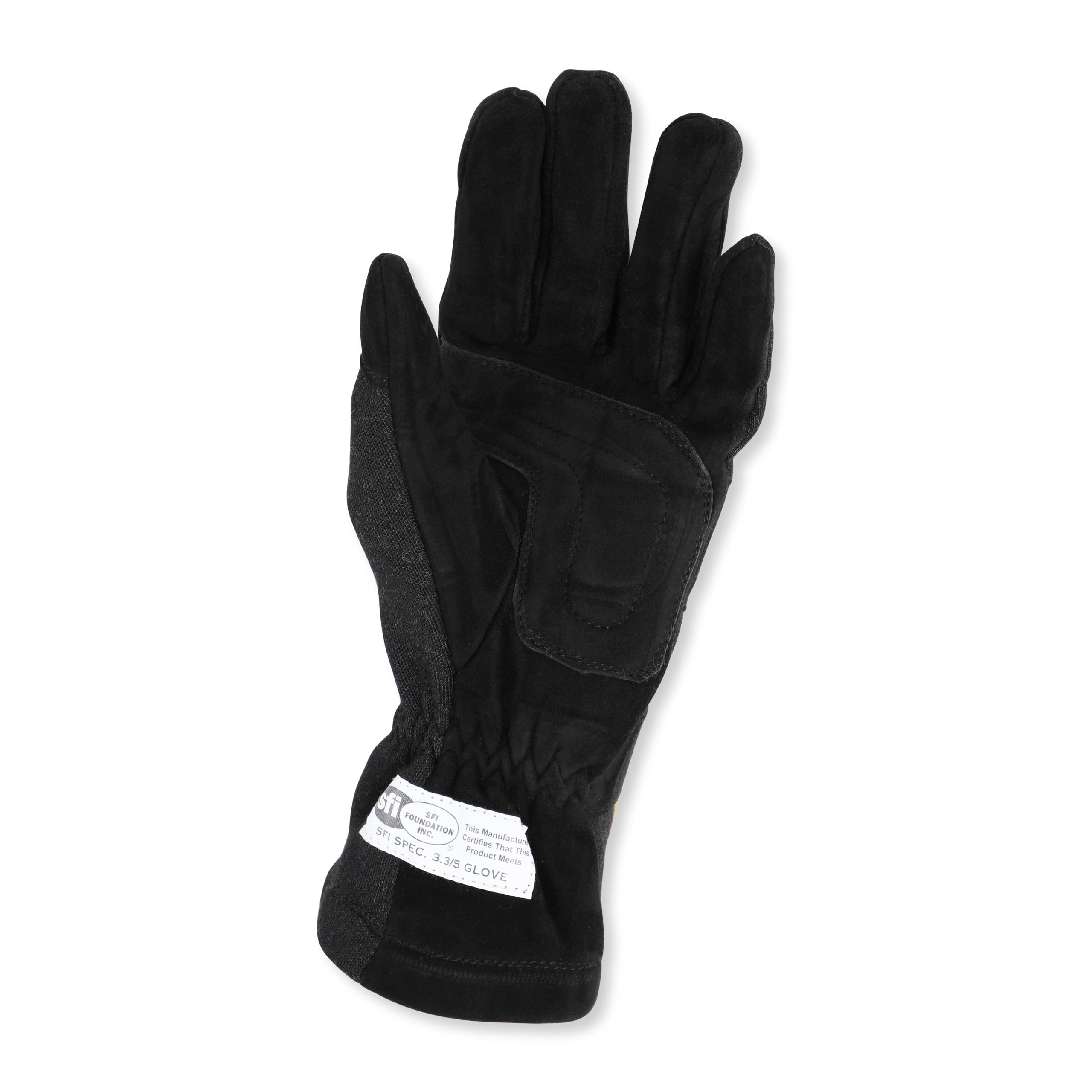 Racequip 355002Rqp 355 Series Driving Gloves - Sfi 3.3/5 - Black/Black - Small